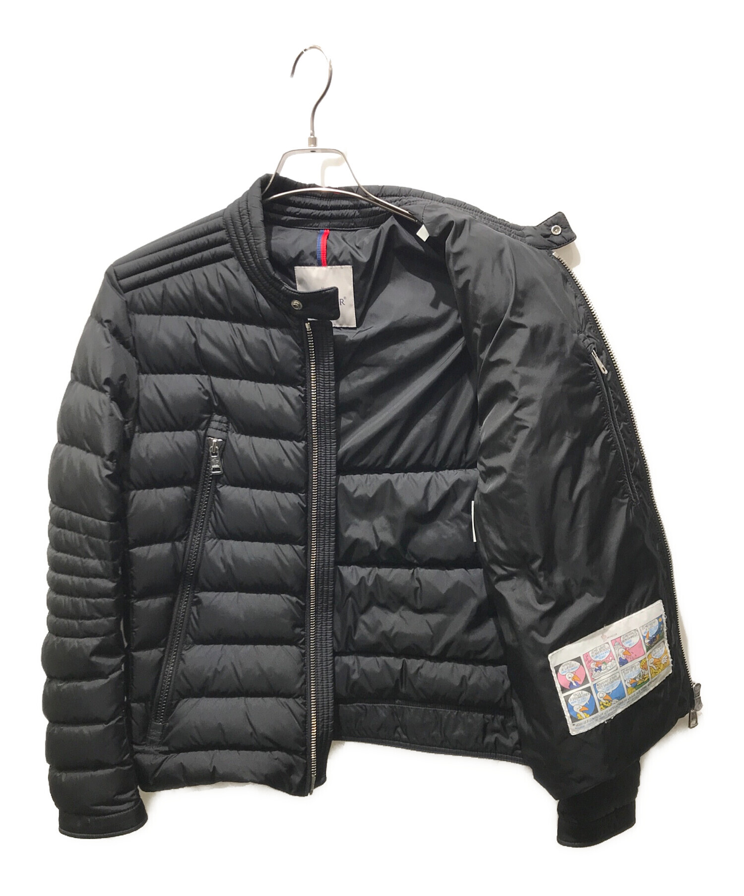 中古・古着通販】MONCLER (モンクレール) AMIOT ダウンジャケット H20911A0021768352 ブラック サイズ:2｜ブランド・古着通販  トレファク公式【TREFAC FASHION】スマホサイト