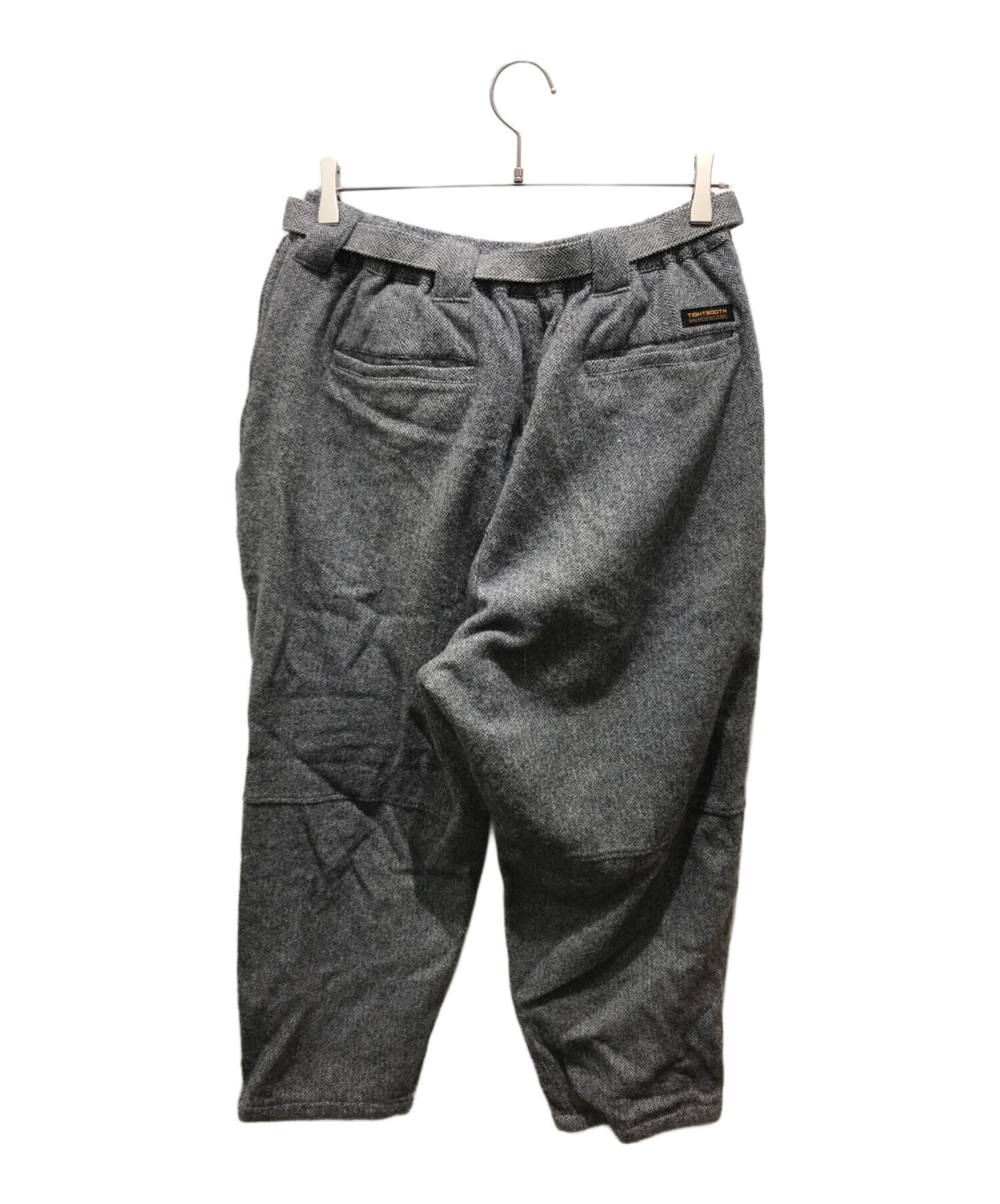 中古・古着通販】TIGHTBOOTH PRODUCTION (タイトブースプロダクション) WOOL HERRINGBONE BALLOON PANTS  グレー サイズ:M｜ブランド・古着通販 トレファク公式【TREFAC FASHION】スマホサイト