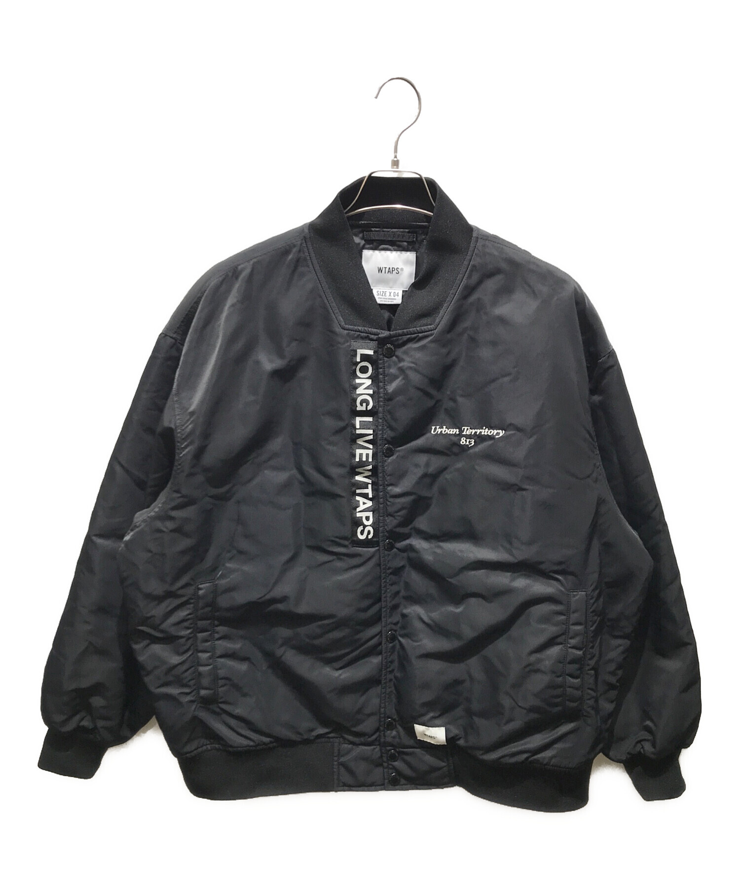 中古・古着通販】WTAPS (ダブルタップス) TEAM / JACKET / NYLON. TWILL. UT813 222TQDT-JKM01  ブラック サイズ: X 04｜ブランド・古着通販 トレファク公式【TREFAC FASHION】スマホサイト