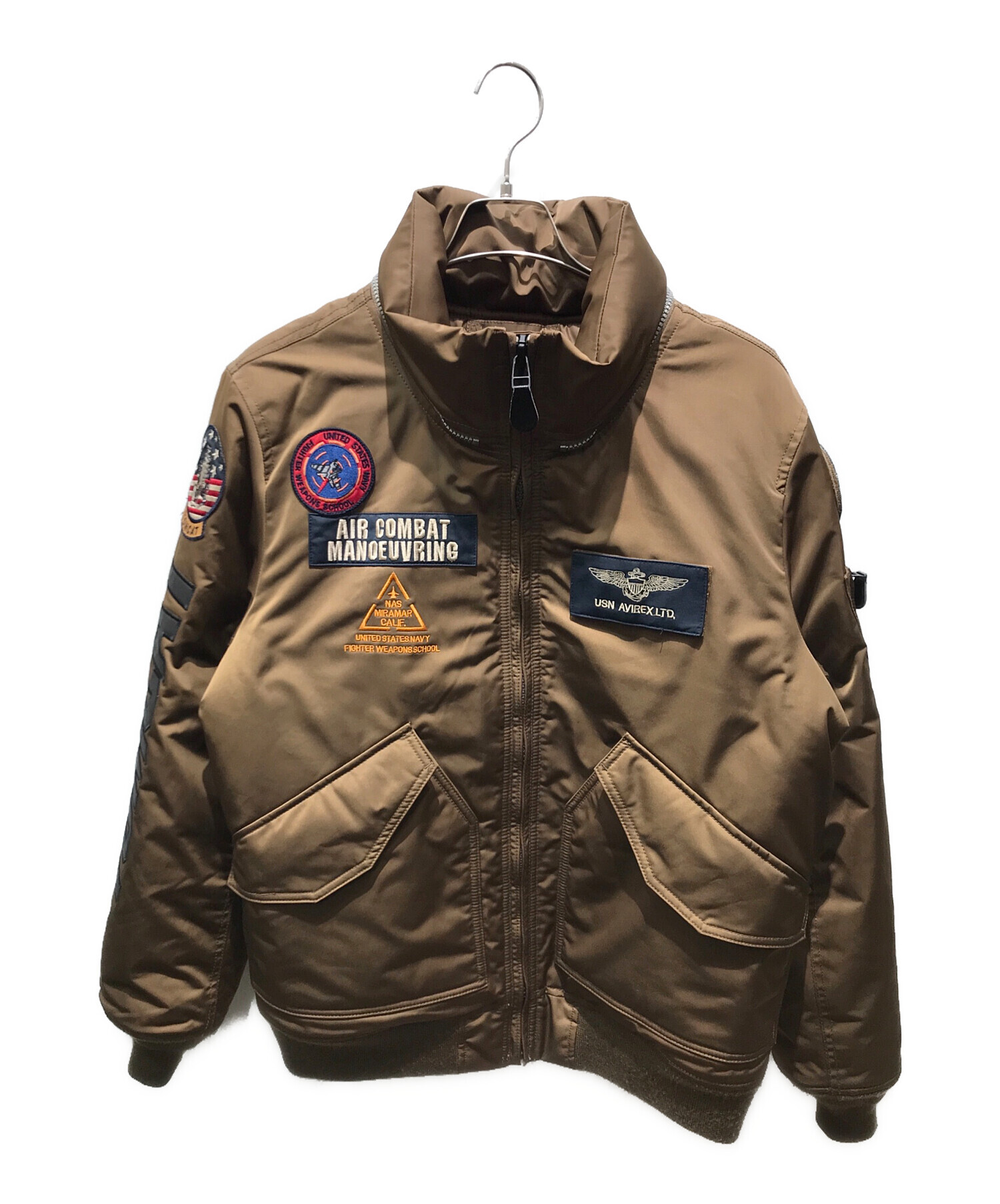 中古・古着通販】AVIREX (アヴィレックス) CUSTOM CWU TOP GUN カスタム 6102176 ブラウン サイズ:XL｜ブランド・古着通販  トレファク公式【TREFAC FASHION】スマホサイト