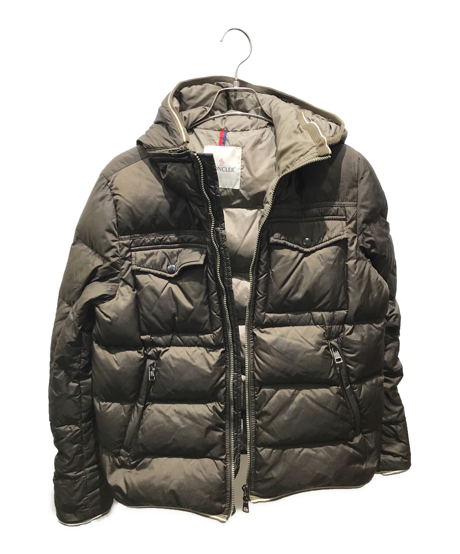 中古・古着通販】MONCLER (モンクレール) THOMAS ダウンジャケット 220914135305 53227 ブラウン  サイズ:記載無しの為実寸参照｜ブランド・古着通販 トレファク公式【TREFAC FASHION】スマホサイト