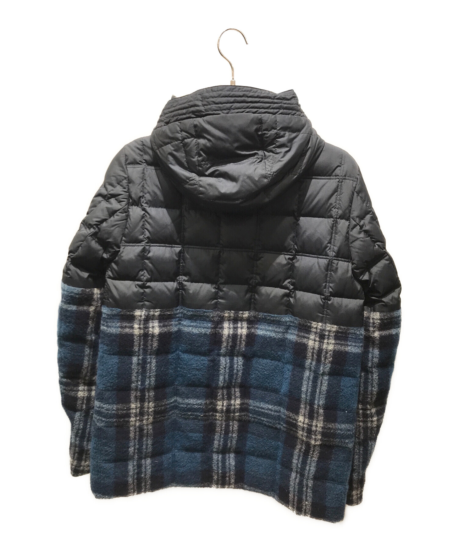 MONCLER GAMME BLEU (モンクレール ガム ブルー) ダウンジャケット　323914134782 ブラック×ブルー サイズ:1