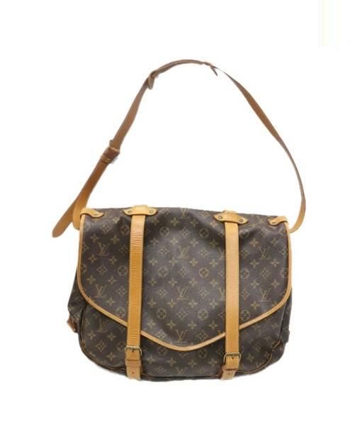 中古・古着通販】LOUIS VUITTON (ルイヴィトン) ソミュールGM ブラウン