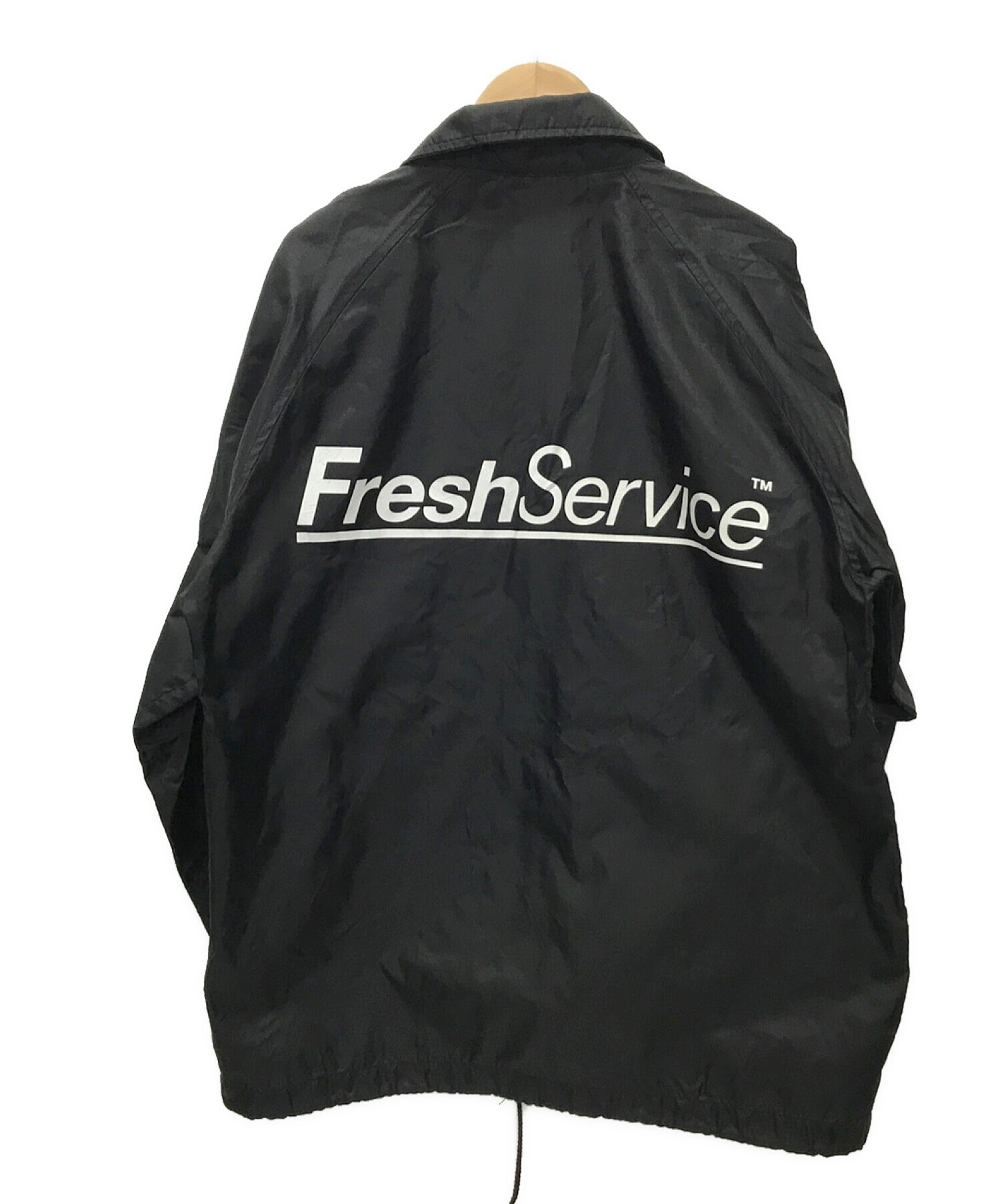 FreshService (フレッシュサービス) Corporate Coach Jacket ブラック サイズ:M