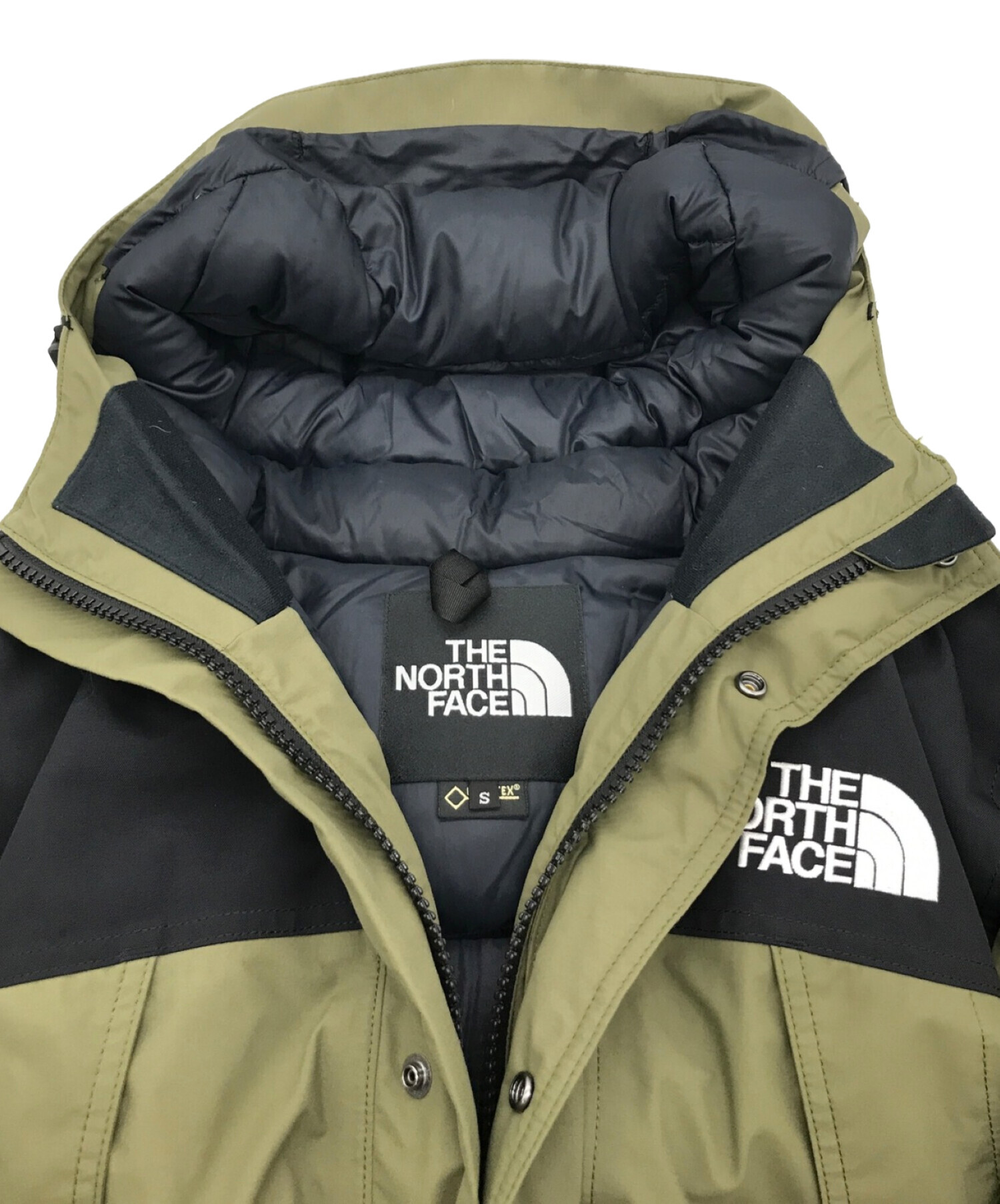 THE NORTH FACE (ザ ノース フェイス) Mountain Down Jacket/マウンテンダウンジャケット バートンオーリーブ  サイズ:SIZE S