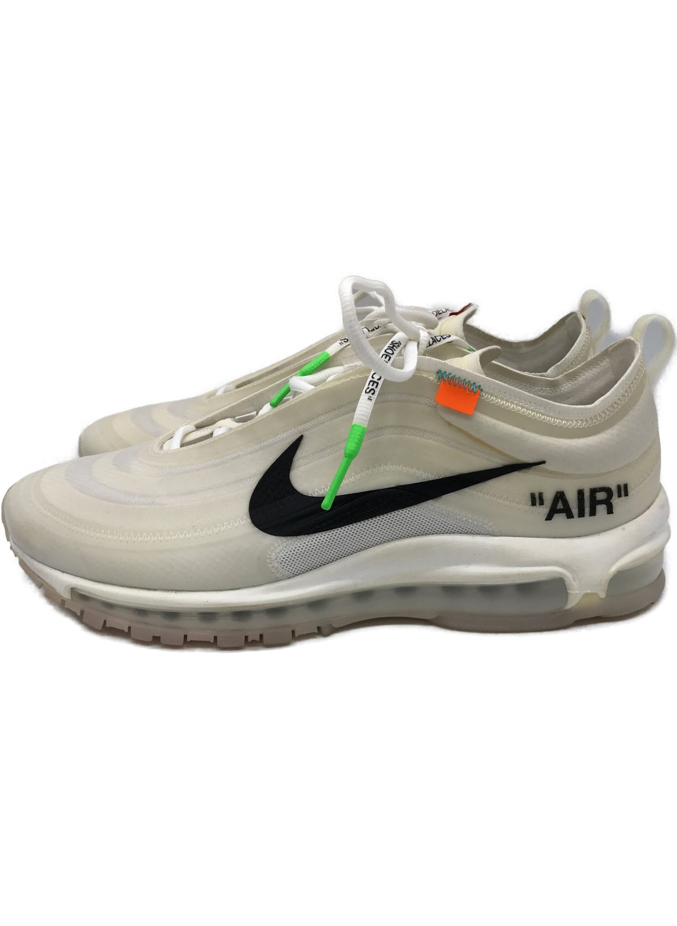 NIKE×OFF WHITE (ナイキ×オフホワイト) THE 10 AIR MAX 97 OG ホワイト サイズ:29cm