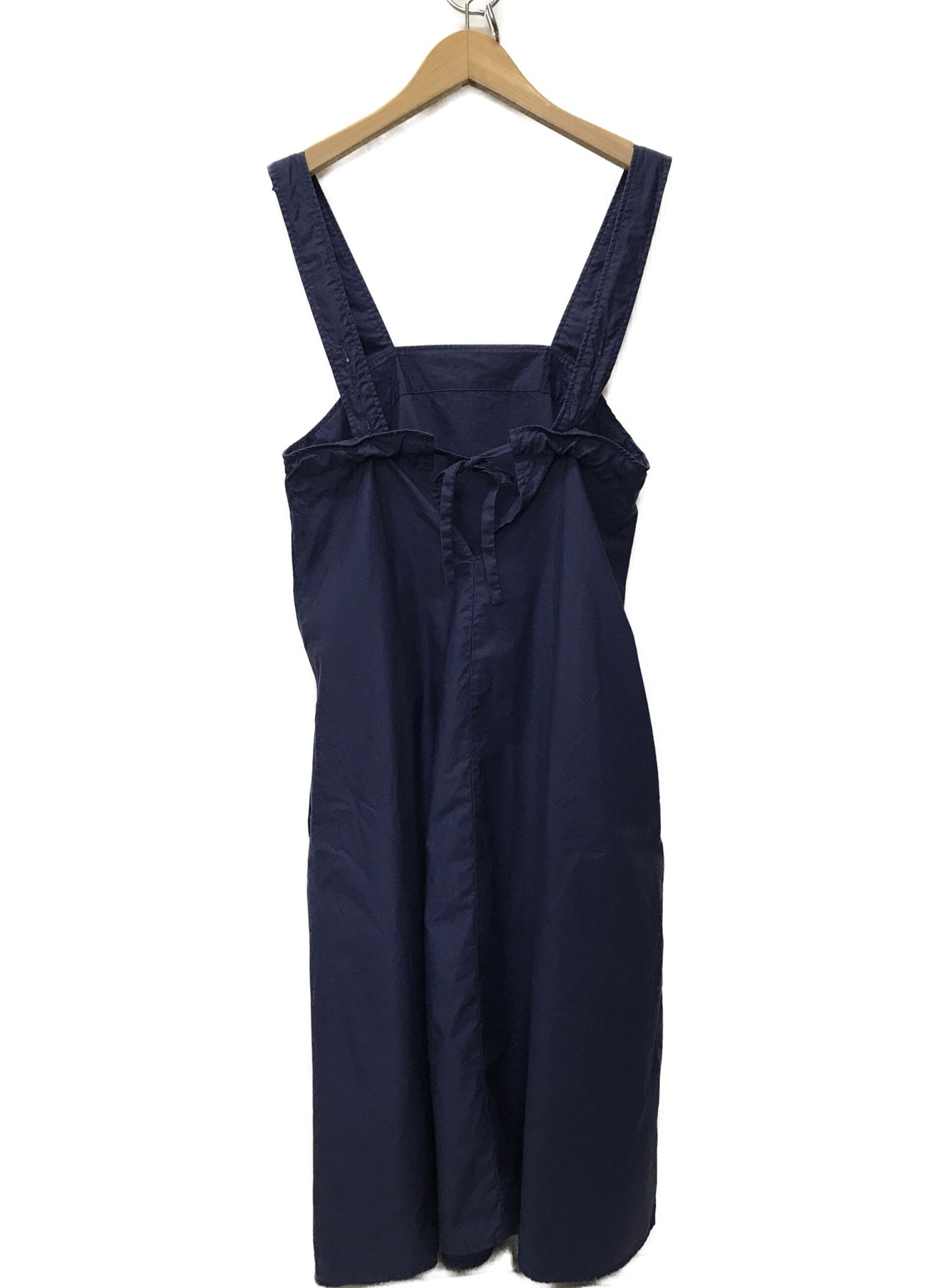 FWK by ENGINEERED GARMENTS (エフ ダブリュー ケー バイ エンジニアード ガーメンツ) CROSS BACK  DRESS-SUPER FINE POPLIN ネイビー サイズ:1