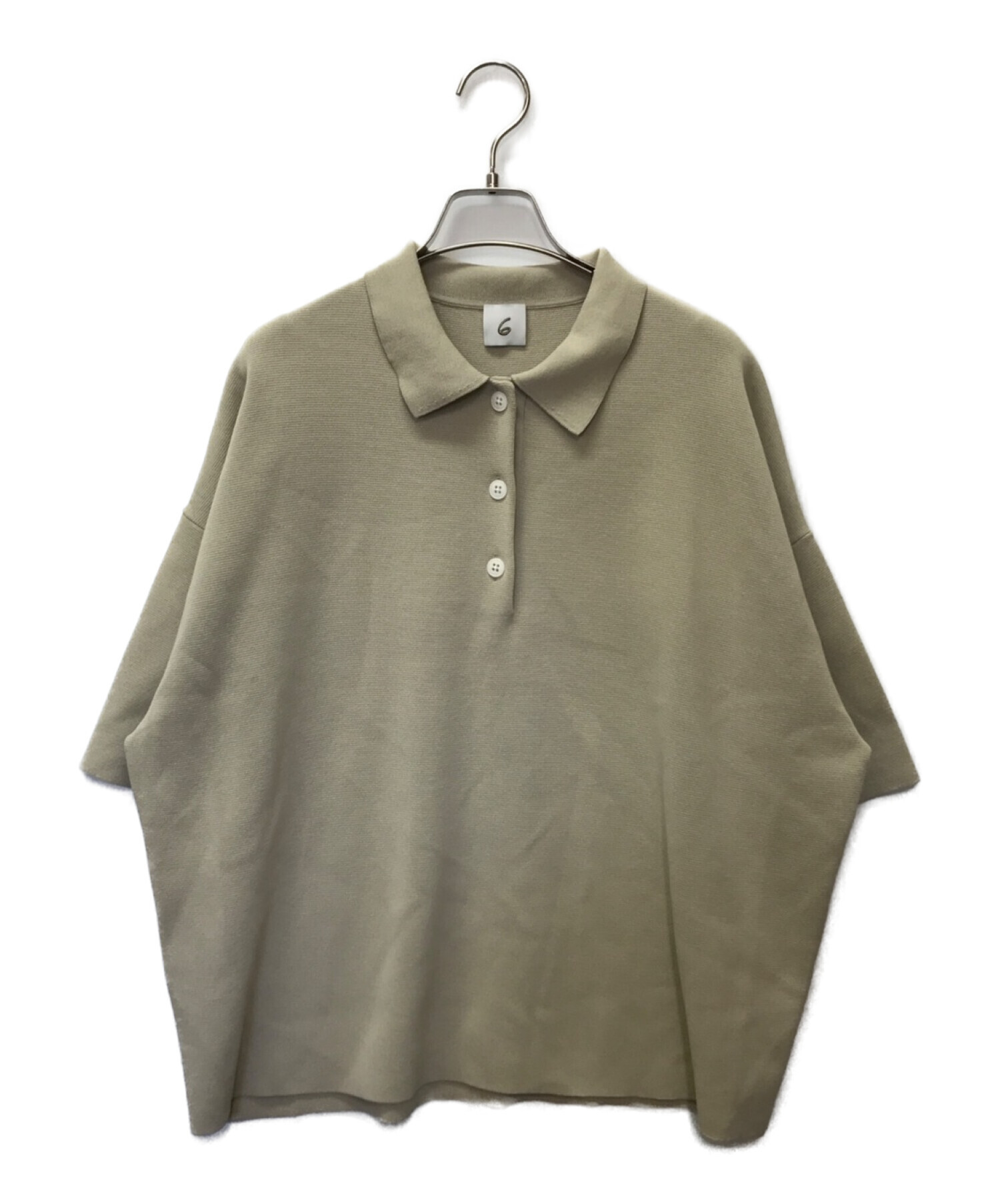 6(ROKU)ロク KNIT SHIRT ポロシャツ - トップス