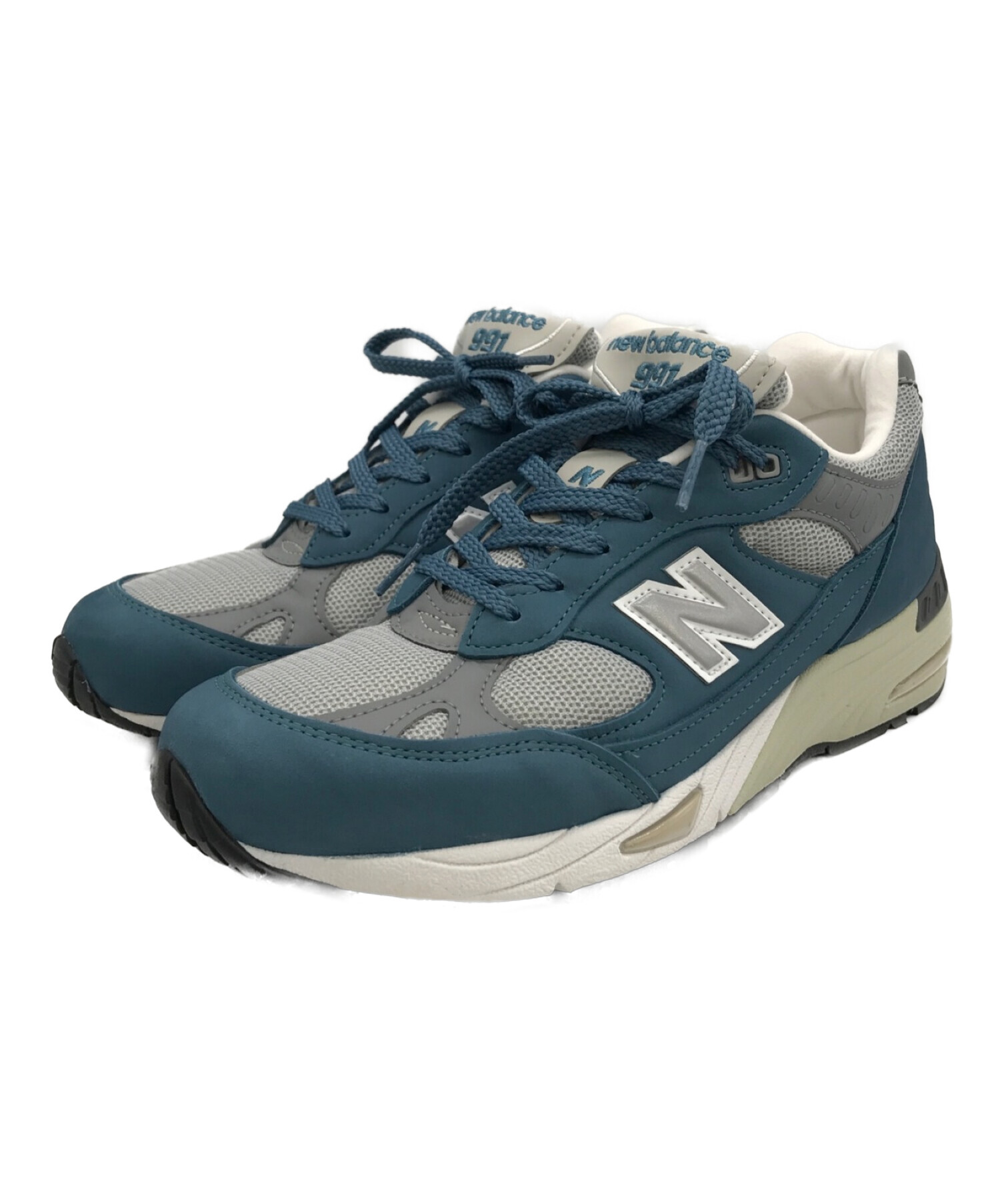 NEW BALANCE (ニューバランス) M991BSG/ローカットスニーカー Slate Blue/Gray（ブルー） サイズ:US8