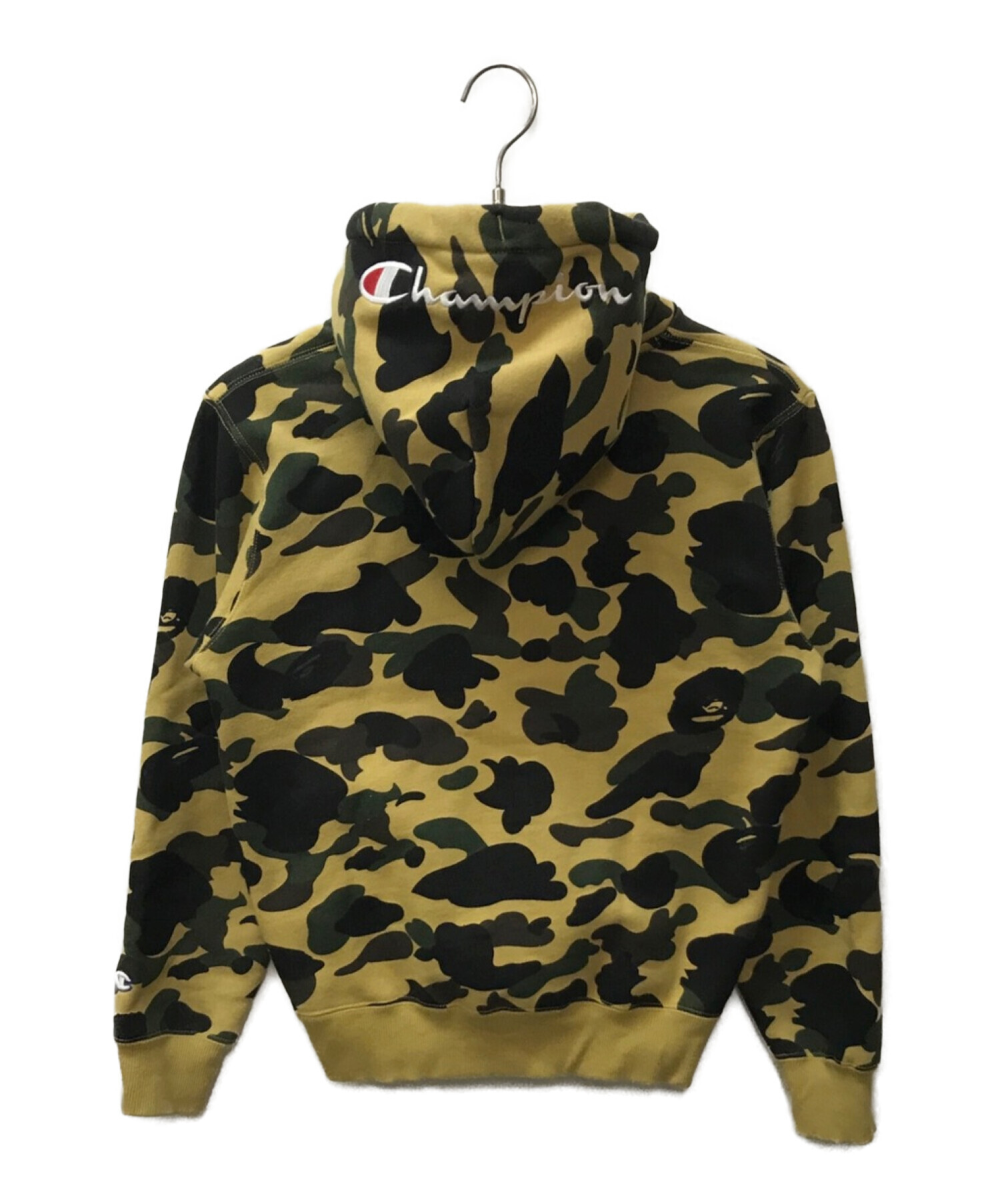 お取扱店 A BATHING APE アベイシングエイプ パーカー S 黄x黒等(迷彩