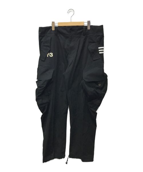 【中古・古着通販】Y-3 (ワイスリー) ストライプロゴワイドカーゴ