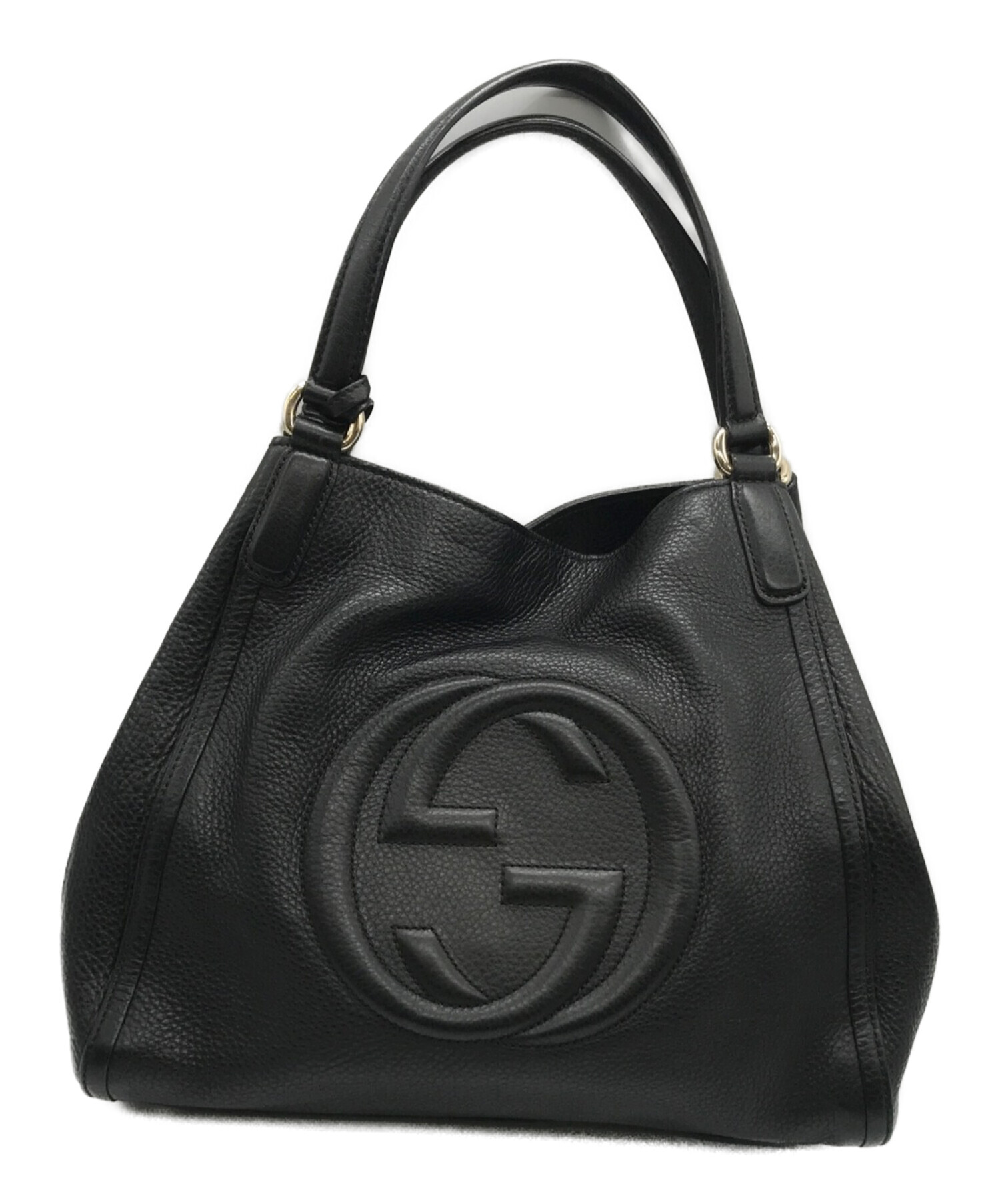 中古・古着通販】GUCCI (グッチ) ソーホー トートバッグ ブラック