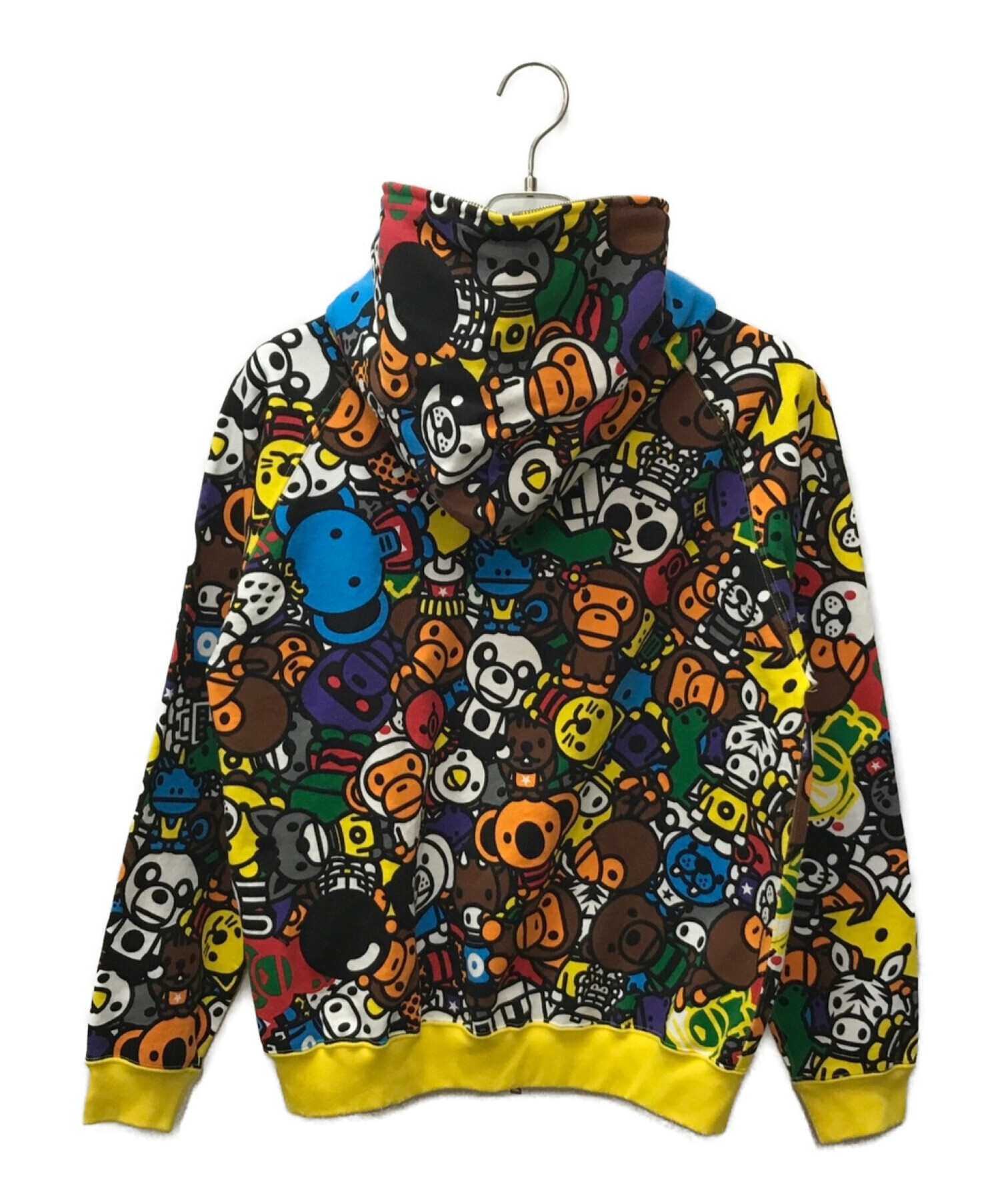 A BATHING APE (アベイシングエイプ) BABY MILO マルチフルジップパーカー マルチカラー サイズ:M