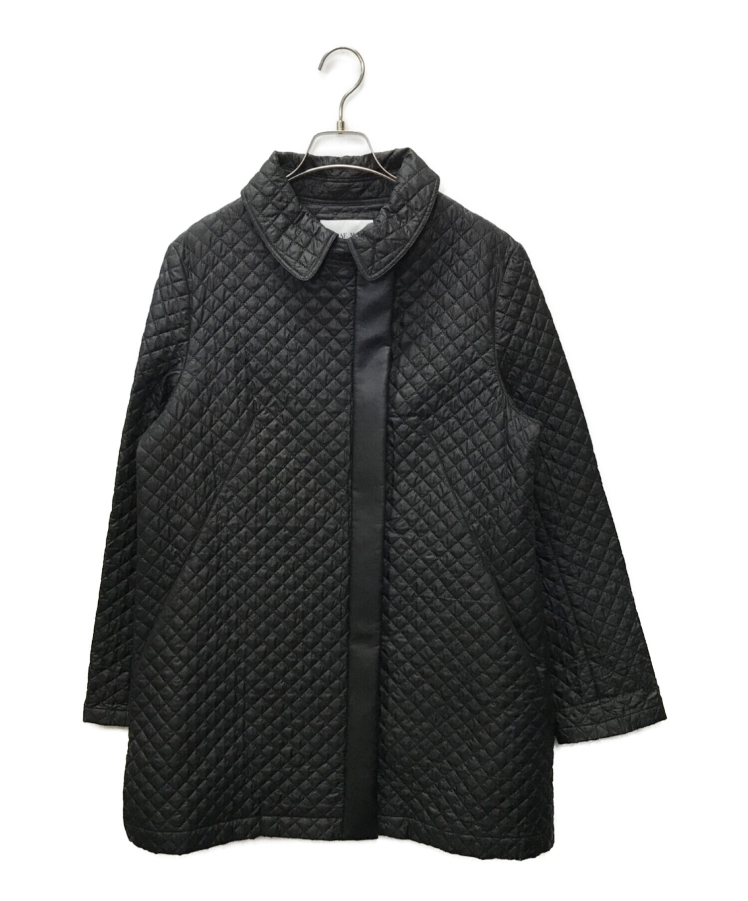 HANAE MORI (ハナエモリ) キルティングコート ブラック サイズ:40