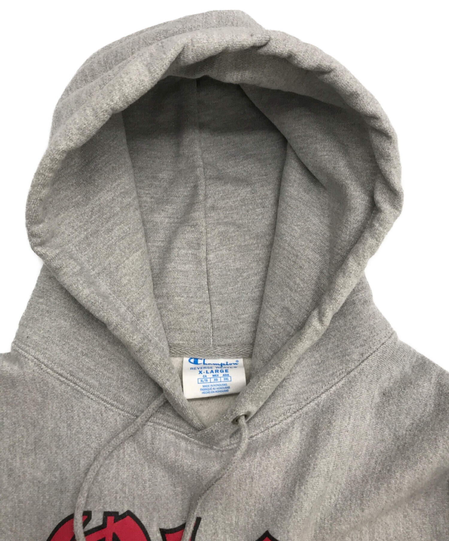 Champion REVERSE WEAVE (チャンピオン リバースウィーブ) OHIO STATE プリントパーカー グレー サイズ:XL