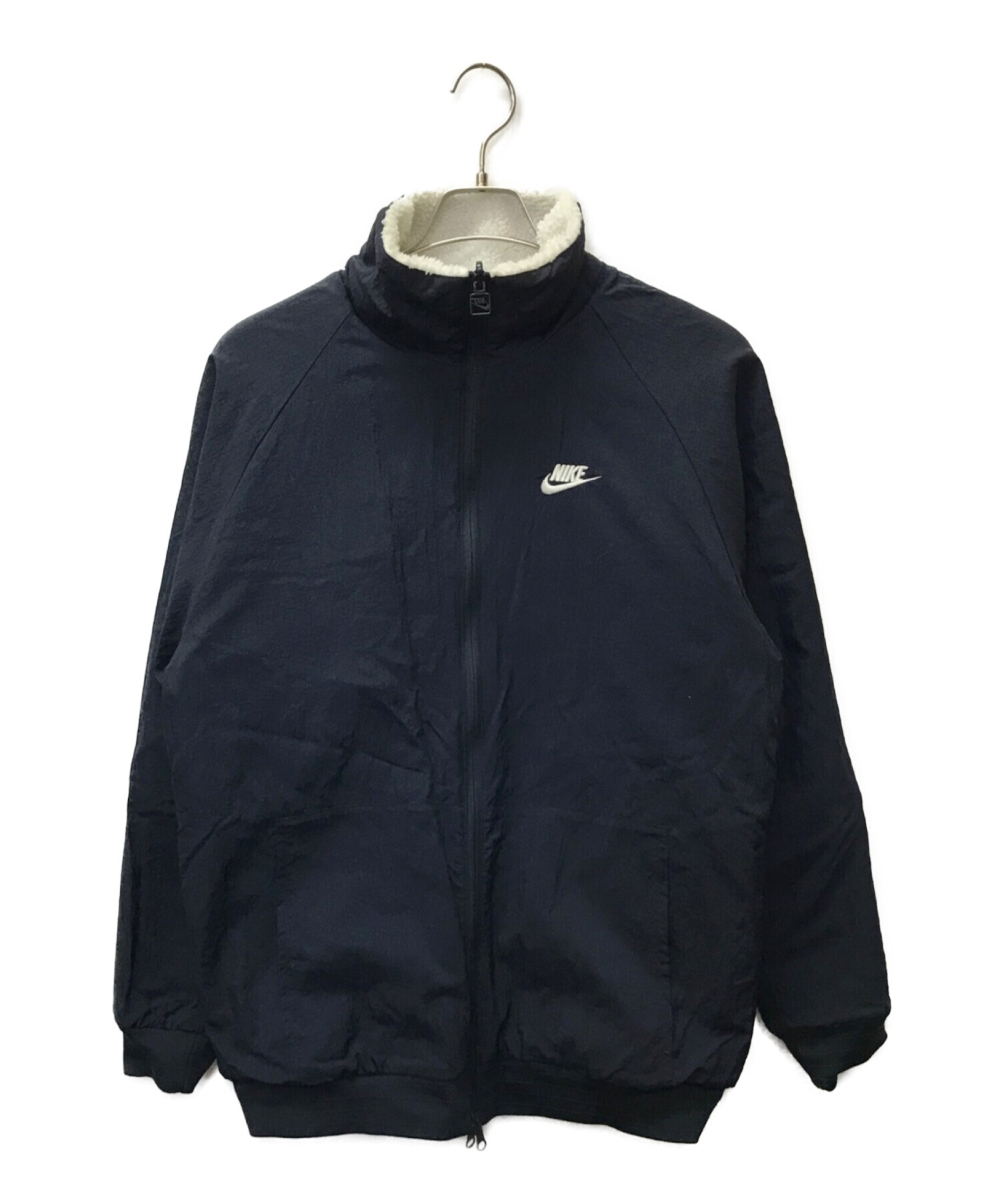 中古・古着通販】NIKE (ナイキ) ボアジャケット ホワイト サイズ