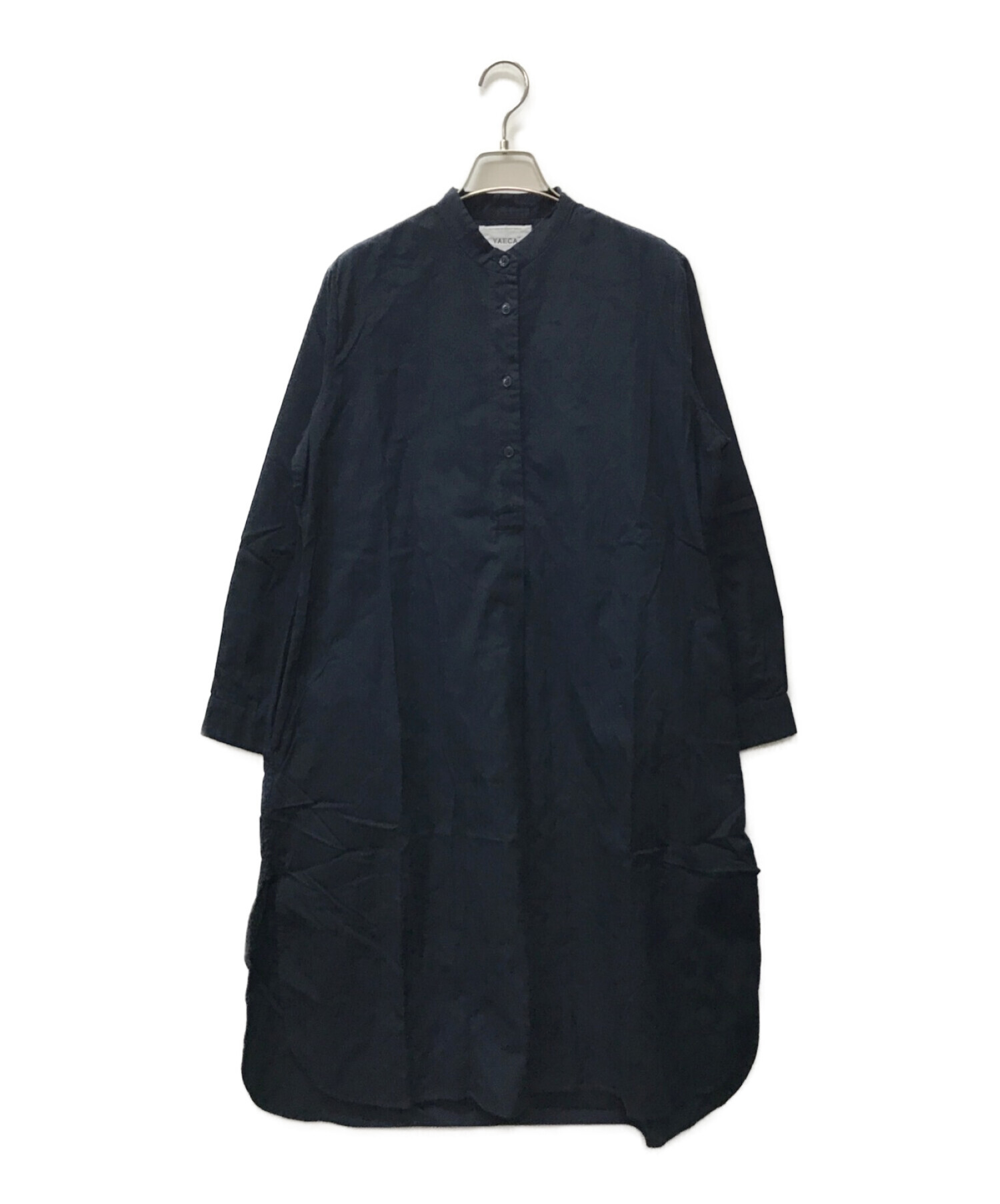 YAECA (ヤエカ) Pullover Long Shirt One-piece ネイビー サイズ:M