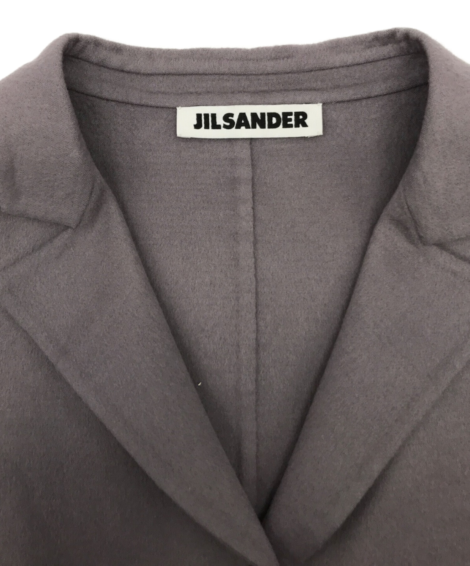 JIL SANDER (ジルサンダー) カシミヤテーラードジャケット グレー サイズ:34