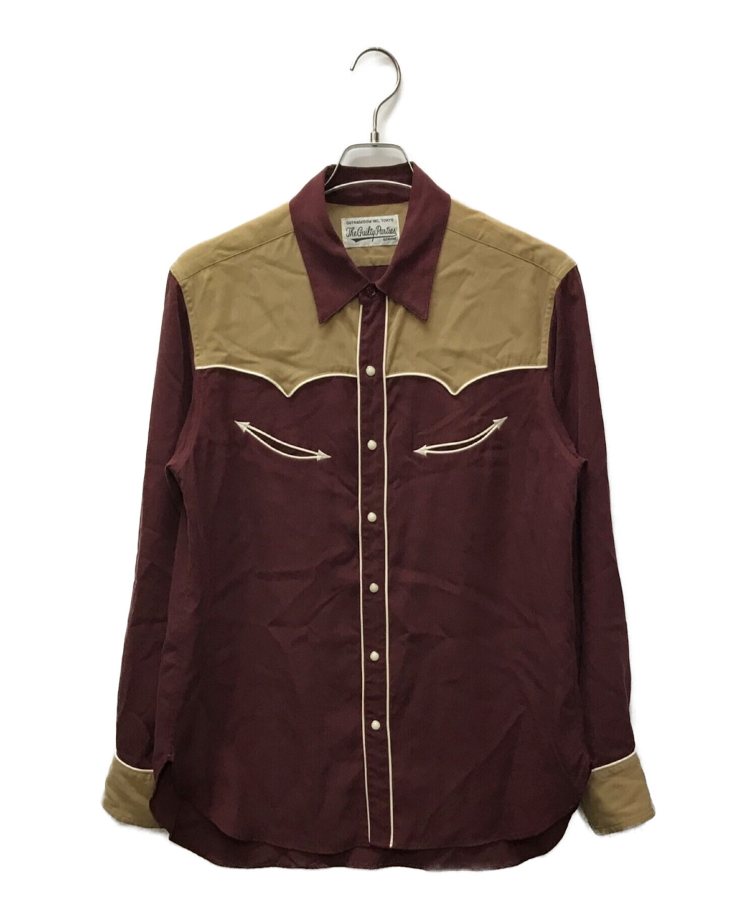 中古・古着通販】WACKO MARIA (ワコマリア) WESTERN SHIRT レッド