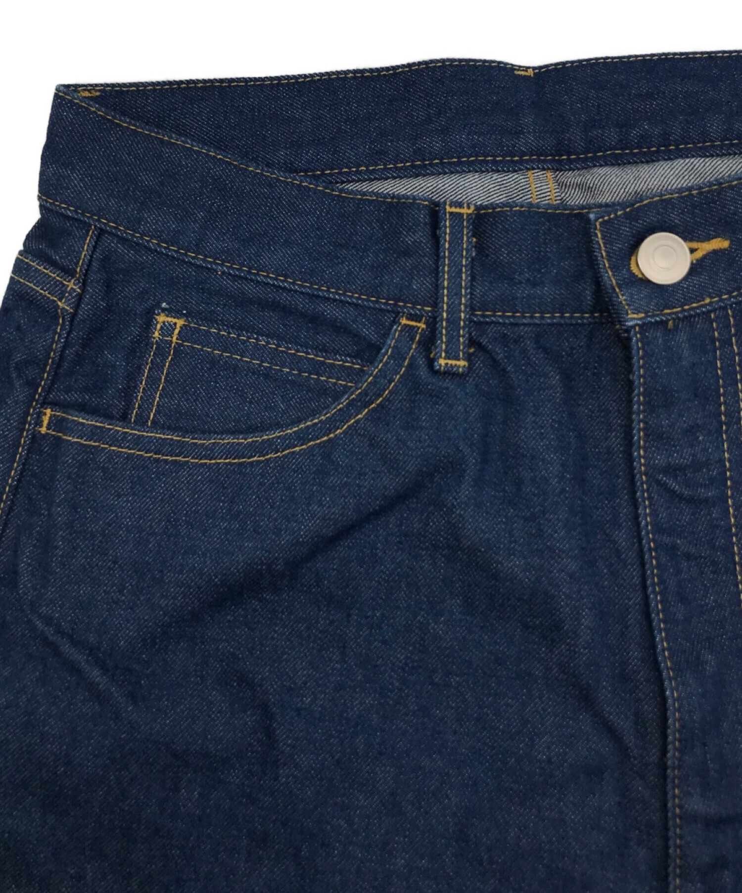 STEVEN ALAN (スティーブンアラン) 13.5oz DENIM 5P BAGGY TAPERED PANTS/デニムパンツ インディゴ  サイズ:S