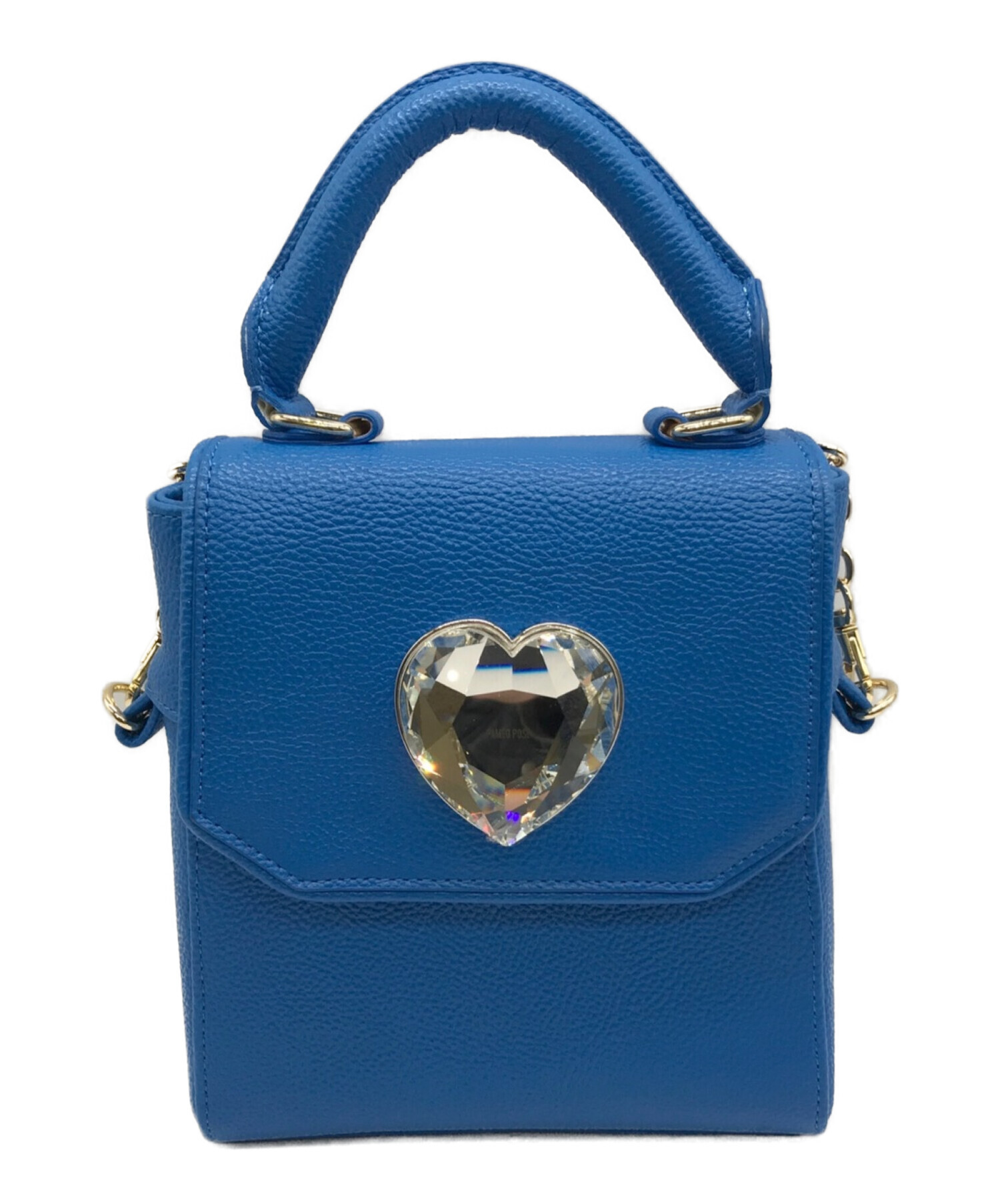PAMEO POSE (パメオポーズ) Meta Heart Multi Bag/チェーンショルダーバッグ ブルー