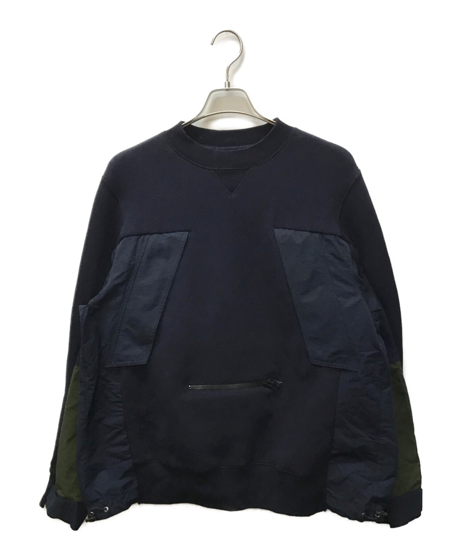 sacai (サカイ) Sponge Sweat Pullover ネイビー サイズ:表記なし