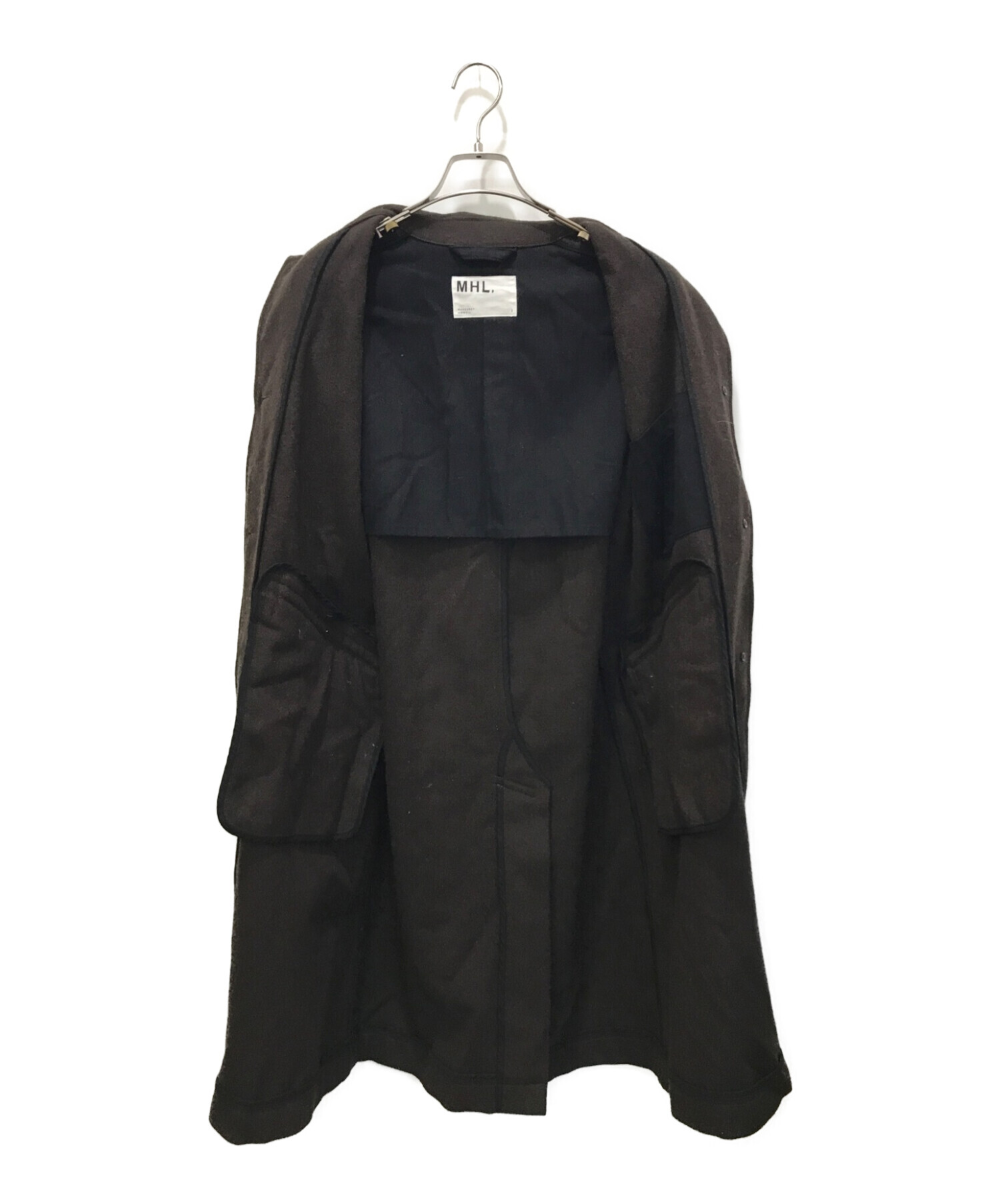 中古・古着通販】MHL (エムエイチエル) BASIC WOOL MELTON COAT