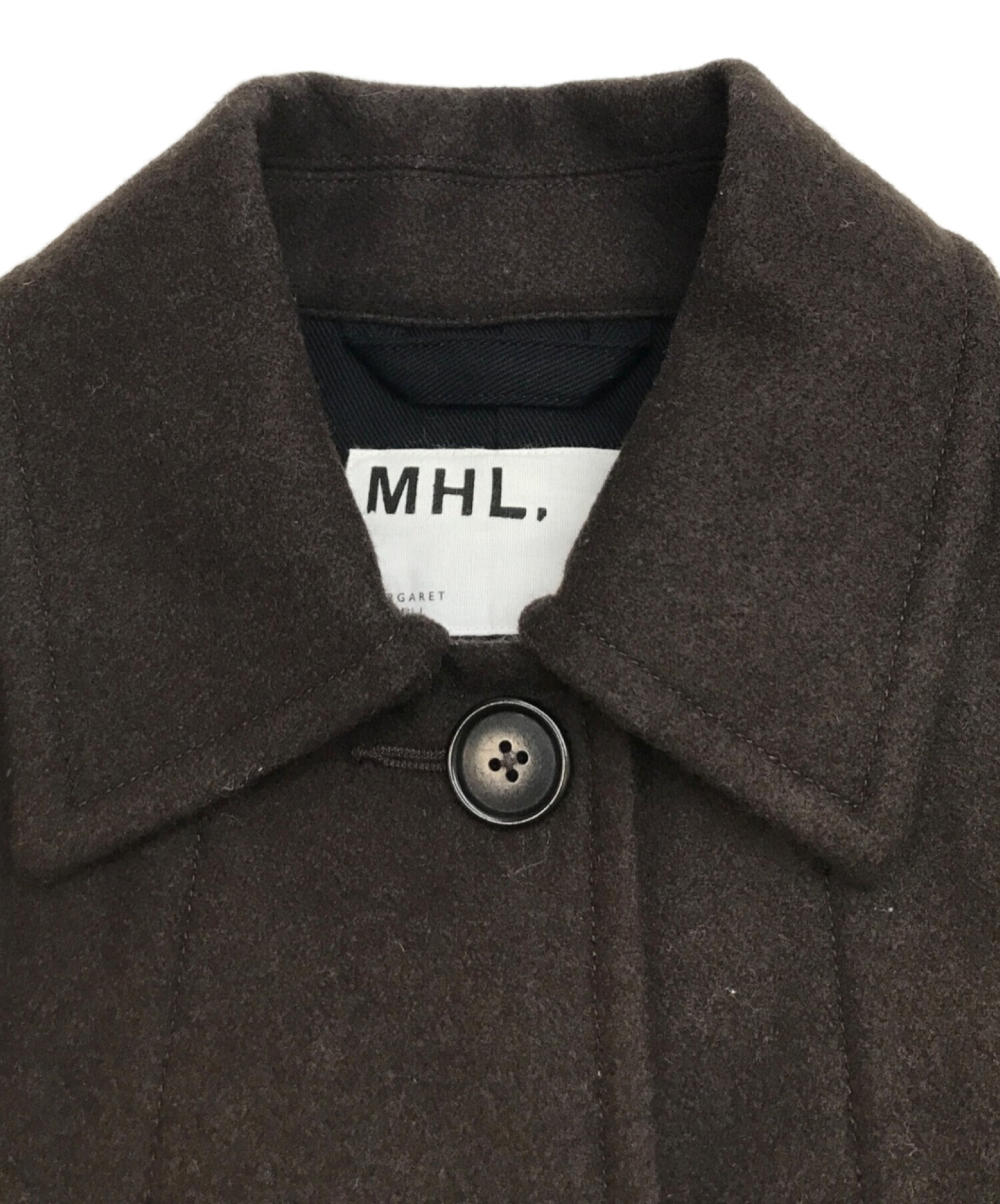 中古・古着通販】MHL (エムエイチエル) BASIC WOOL MELTON COAT