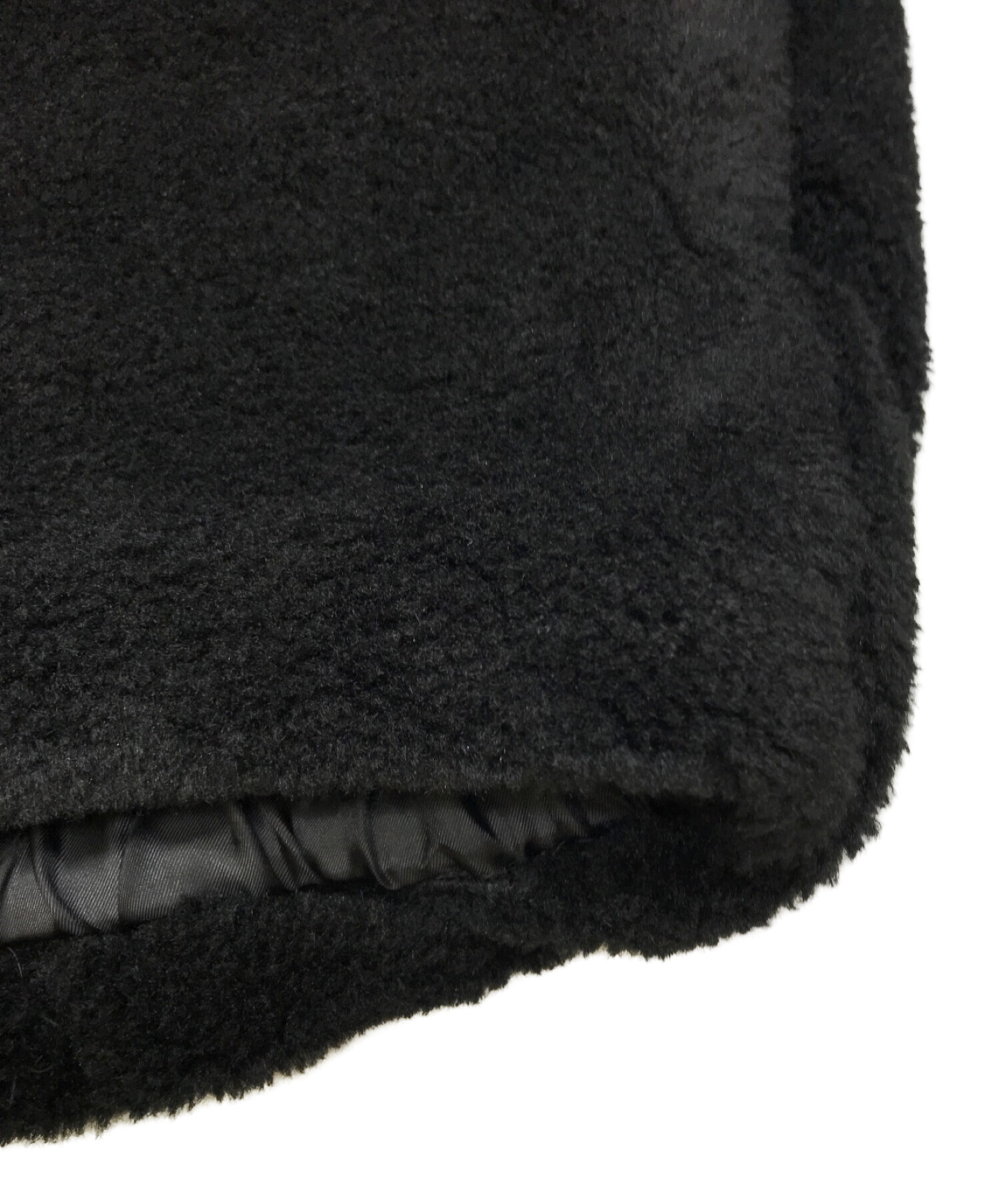 中古・古着通販】INTIMITE (アンティミテ) Eco Fur Zip Hoodie ブラック サイズ:FREE｜ブランド・古着通販  トレファク公式【TREFAC FASHION】スマホサイト