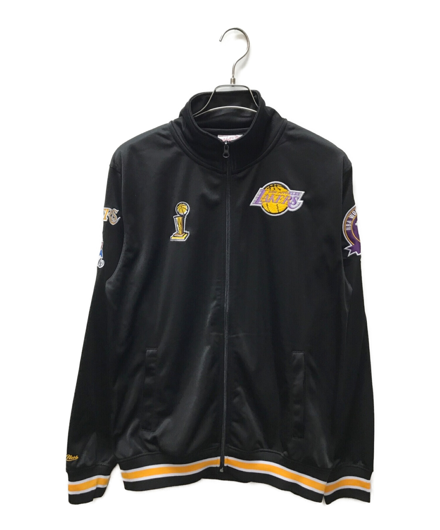 MITCHELL & NESS (ミッチェルアンドネス) レイカーズトラックジャケット ブラック サイズ:L