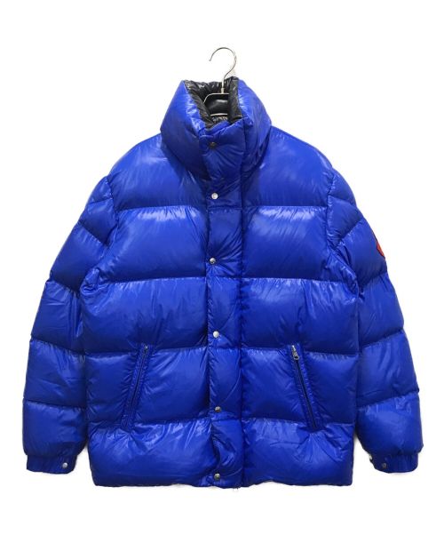 【中古・古着通販】MONCLER (モンクレール) DERVAUX ダウンジャケット ブルー サイズ:2｜ブランド・古着通販  トレファク公式【TREFAC FASHION】スマホサイト