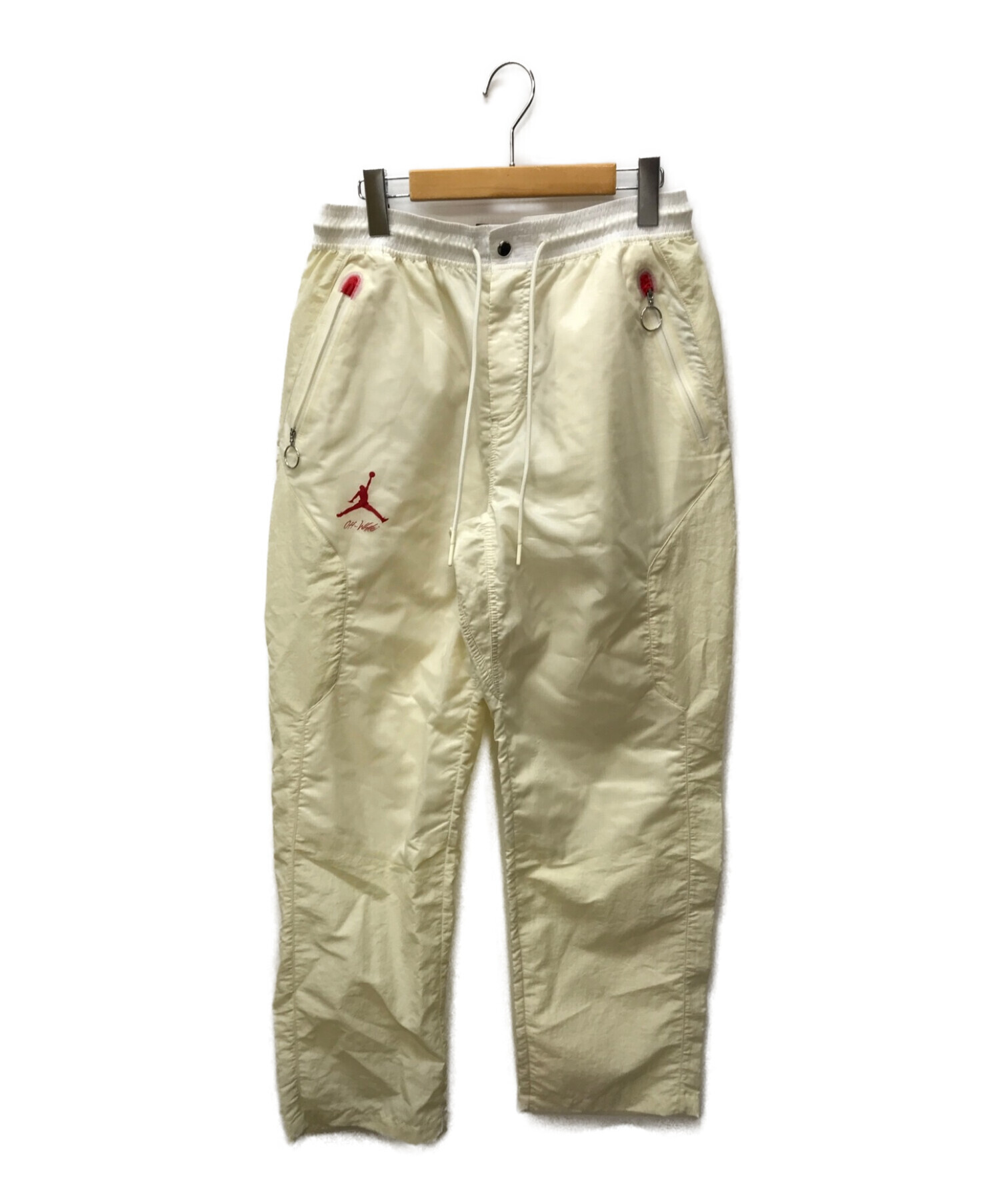 OFF-WHITE×NIKE Jordan (オフホワイト×ナイキ ジョーダン) Woven Pants アイボリー サイズ:M