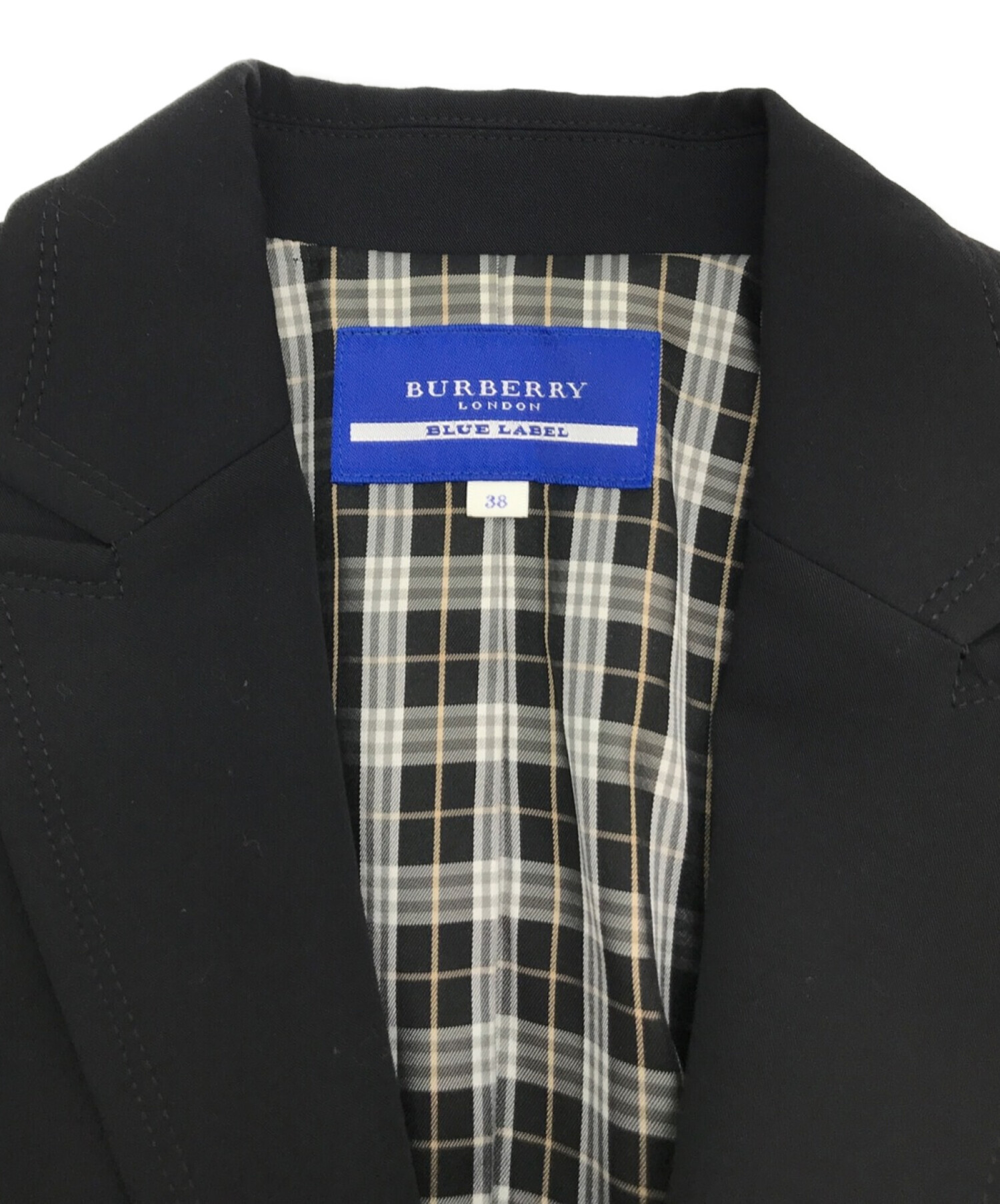 BURBERRY BLUE LABEL (バーバリーブルーレーベル) セットアップスーツ ブラック サイズ:M