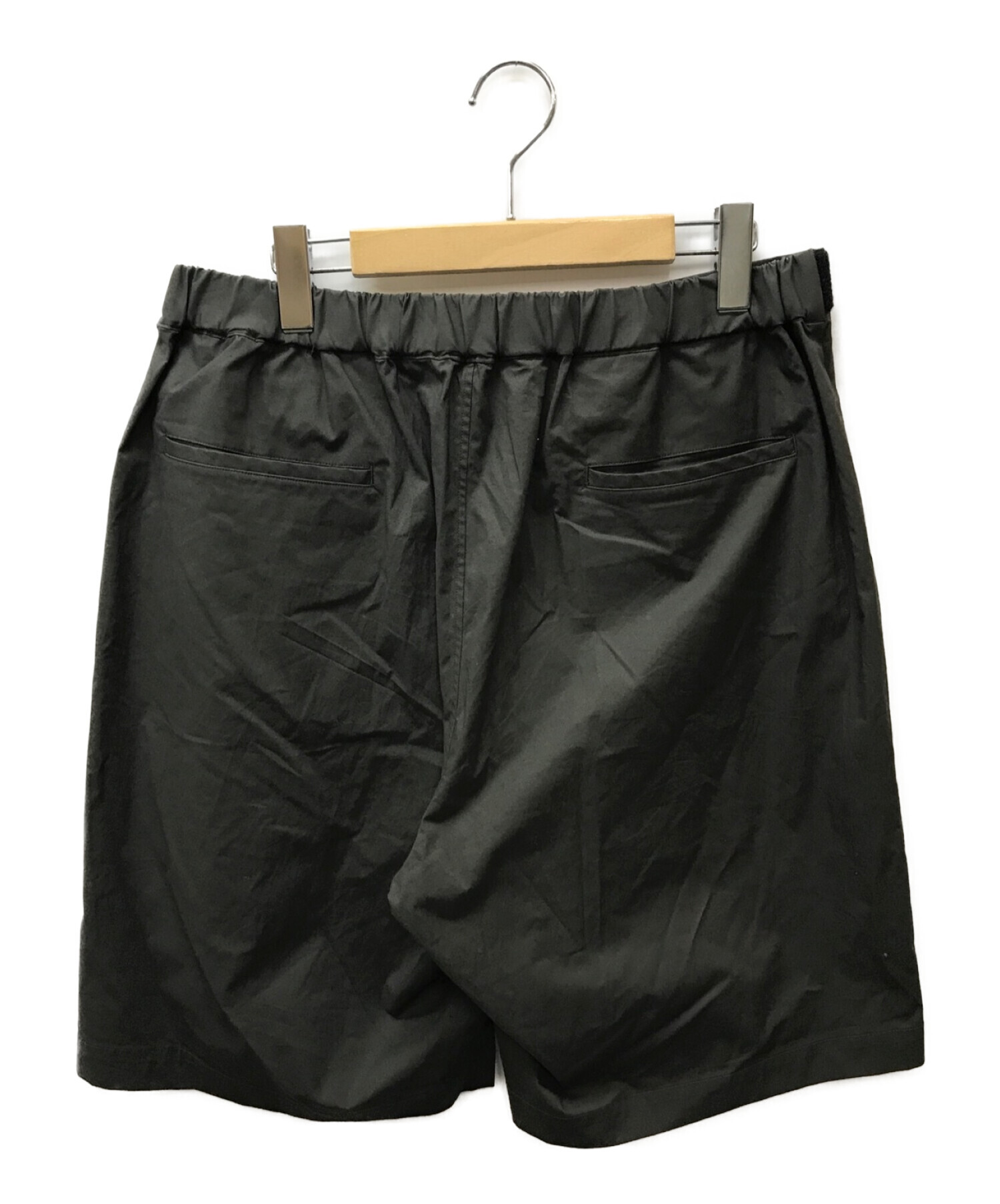 Graphpaper (グラフペーパー) STRETCH TYPEWRITER WIDE CHEF SHORTS ハーフパンツ グレー サイズ:F