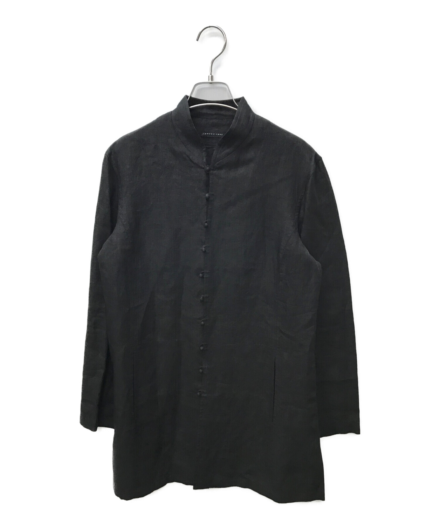 JURGEN LEHL (ヨーガンレール) チャイナリネンシャツ ブラック サイズ:表記なし