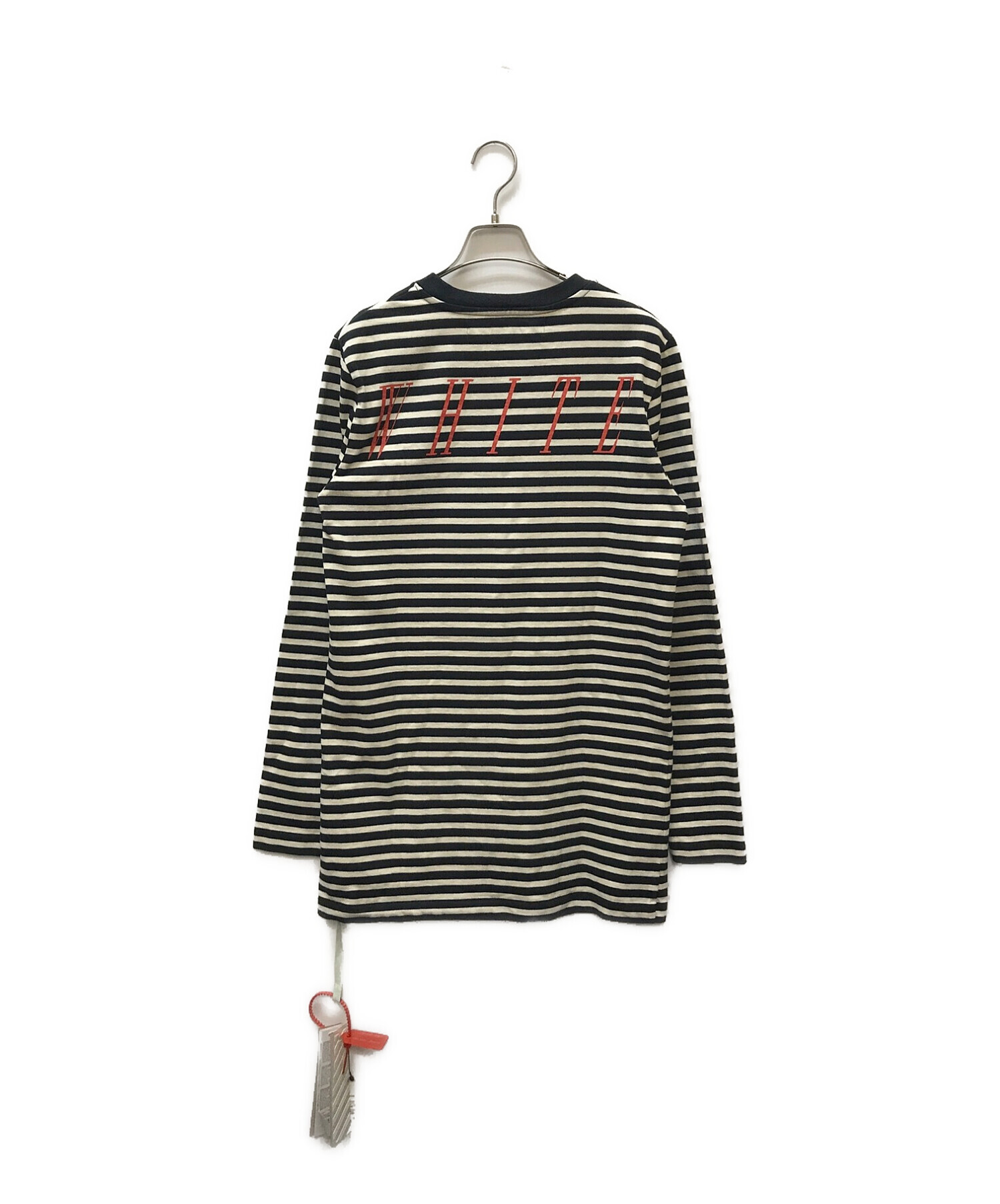 中古・古着通販】OFFWHITE (オフホワイト) MIRROR STRIPES L/S カットソーワンピース ホワイト×ブラック サイズ:XS 未使用品｜ブランド・古着通販  トレファク公式【TREFAC FASHION】スマホサイト