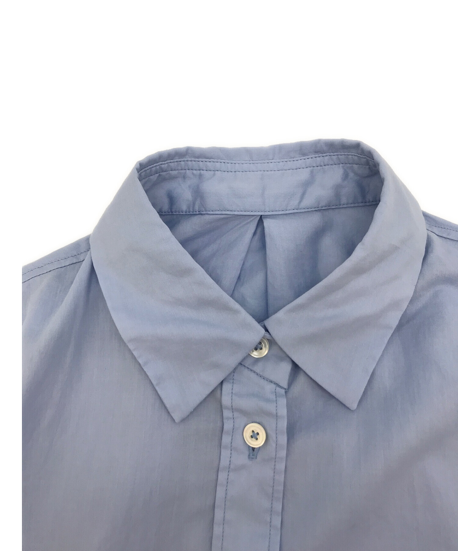 Spick and Span (スピックアンドスパン) シアーツイルビッグシャツ ブルー サイズ:F