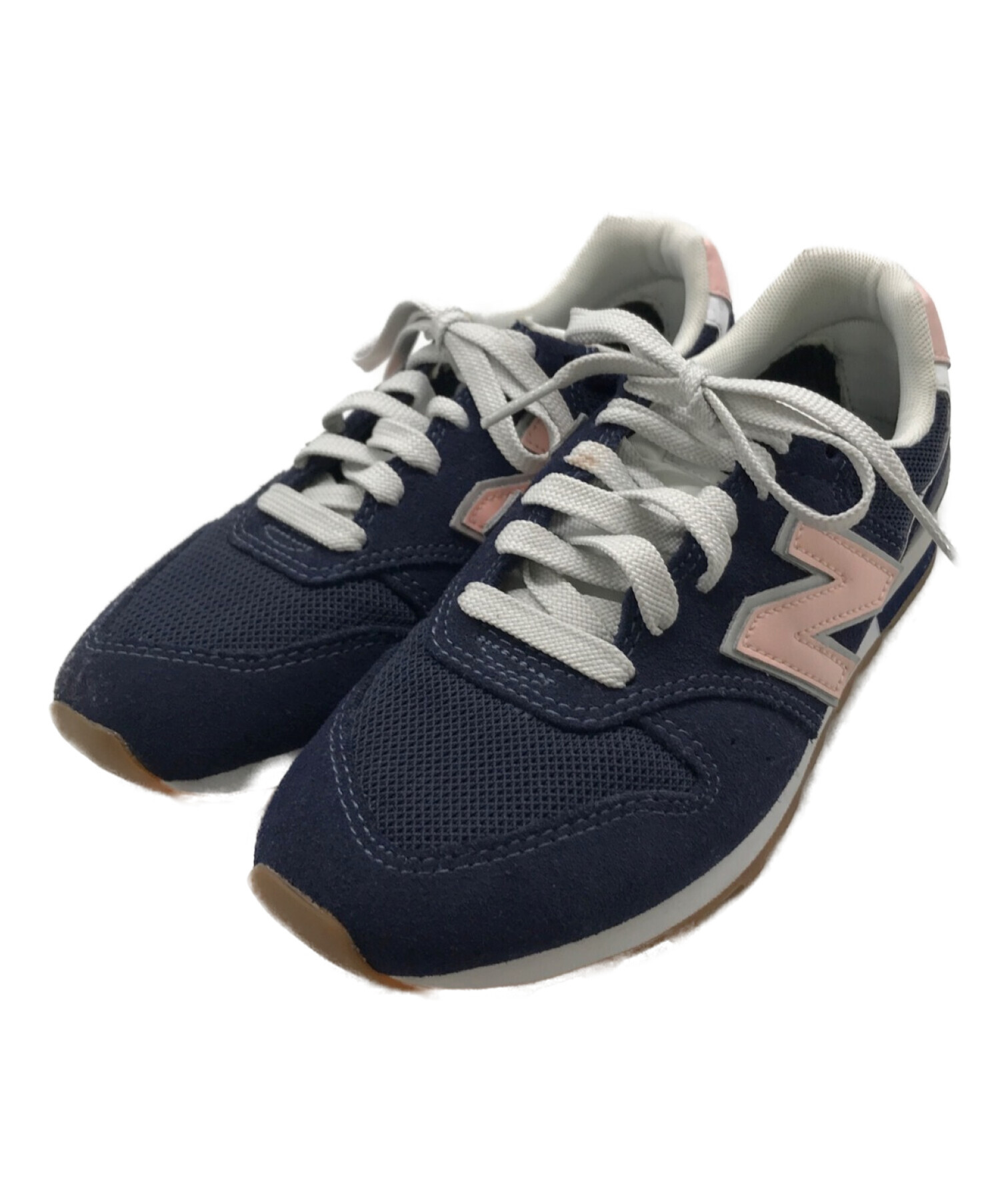 NEW BALANCE (ニューバランス) WL996RC2 ネイビー×ピンク サイズ:23