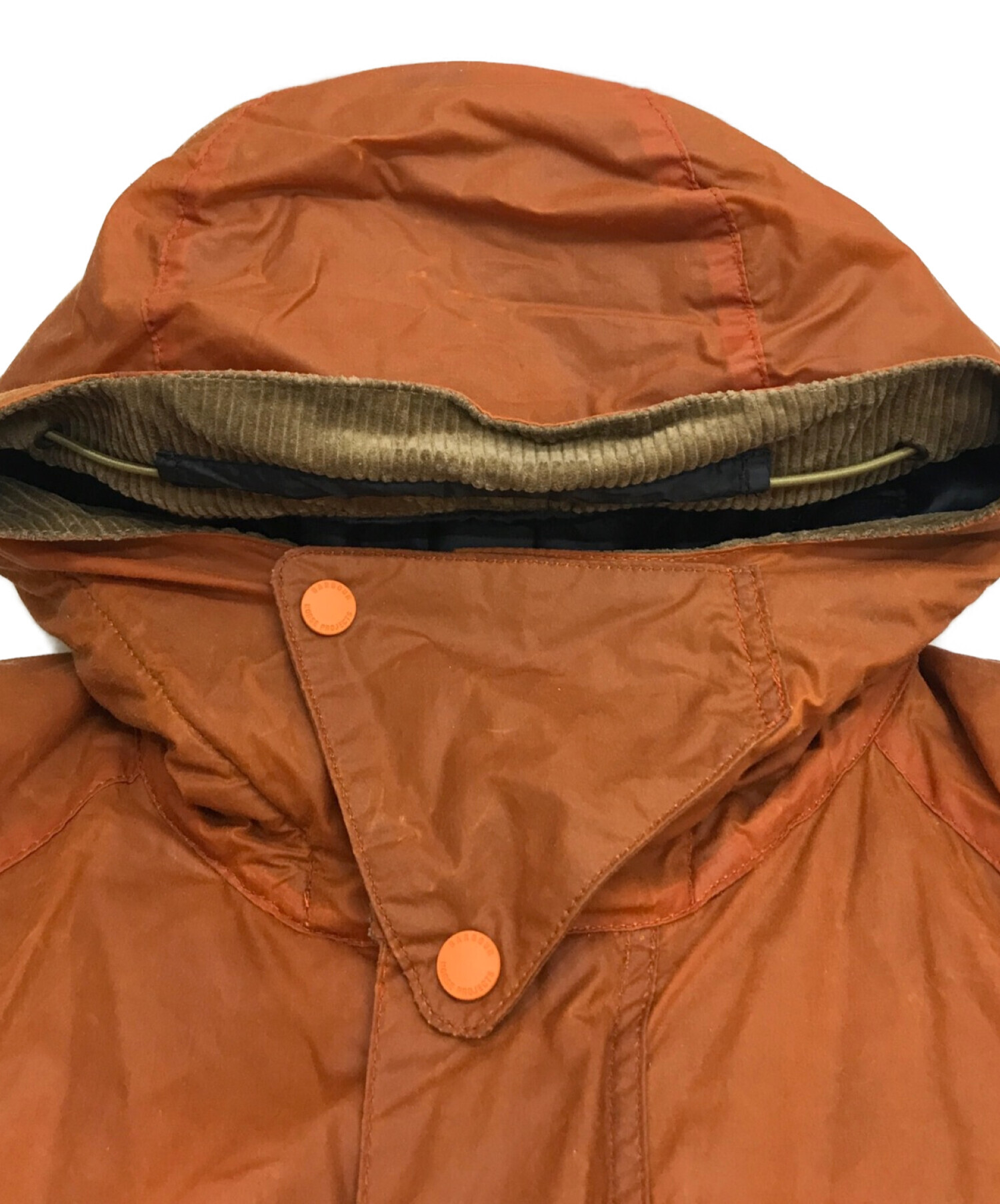 Barbour (バブアー) Norse Projects (ノースプロジェクツ) North Sea Parka Burnt オレンジ サイズ:M