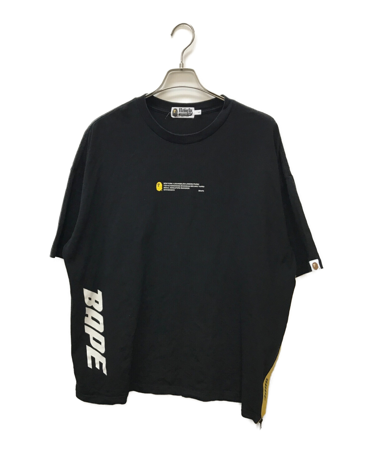 A BATHING APE® アベイシングエイプ Tシャツ L ブラック 黒 - Tシャツ