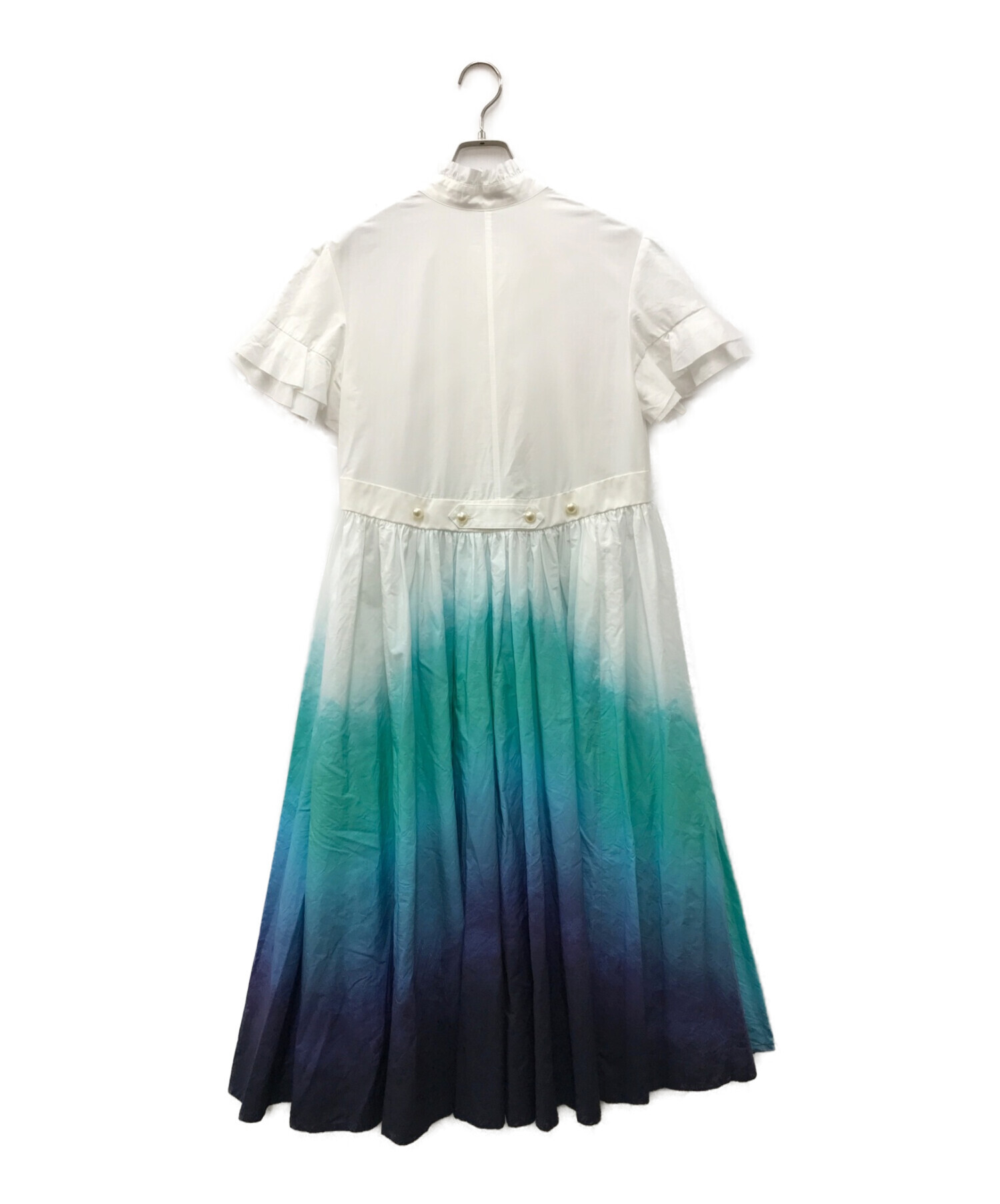 美品 hazama 見えないものを見ようとして見上げた夜空のシャツドレス柄デザインその他