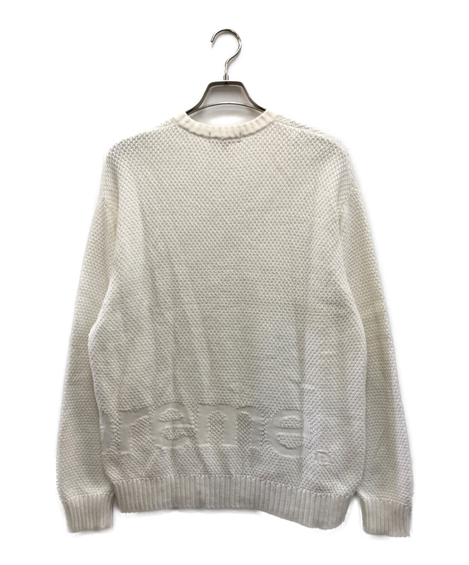 SUPREME (シュプリーム) 20AW Textured Small Box Sweater ホワイト サイズ:L