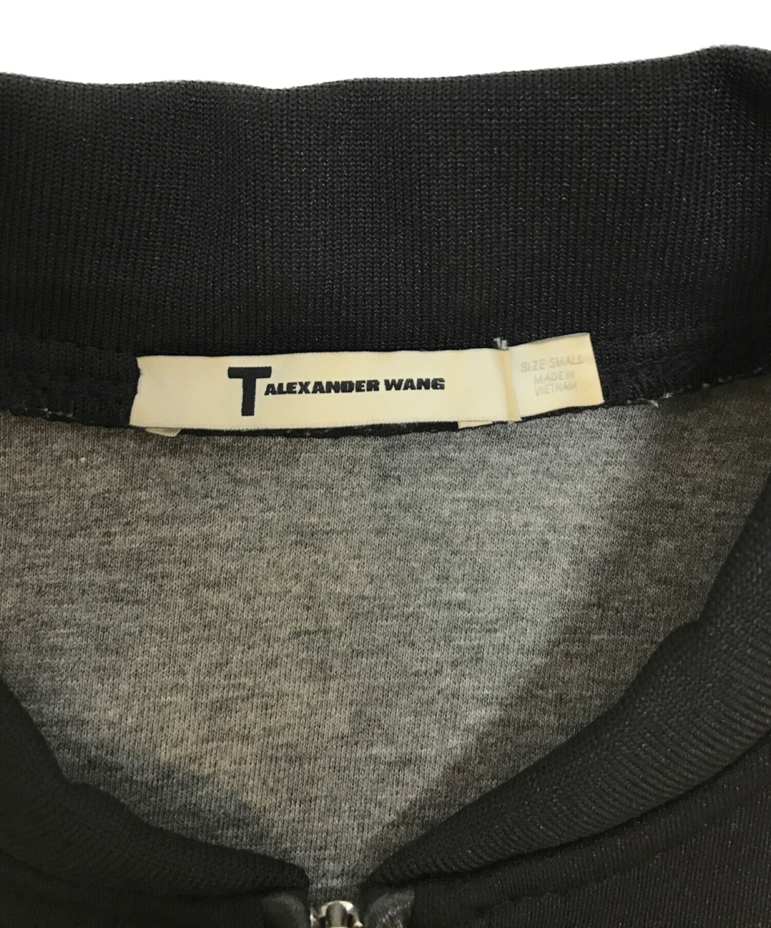 T ALEXANDER WANG (ティーアレクサンダーワン) ノースリーブジップワンピース ブラック サイズ:S