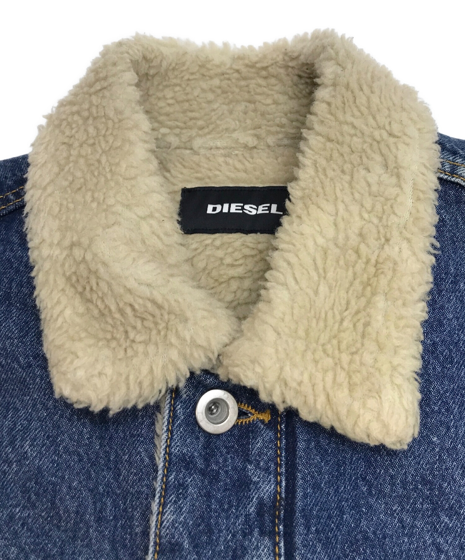 中古・古着通販】DIESEL (ディーゼル) ボアデニムジャケット