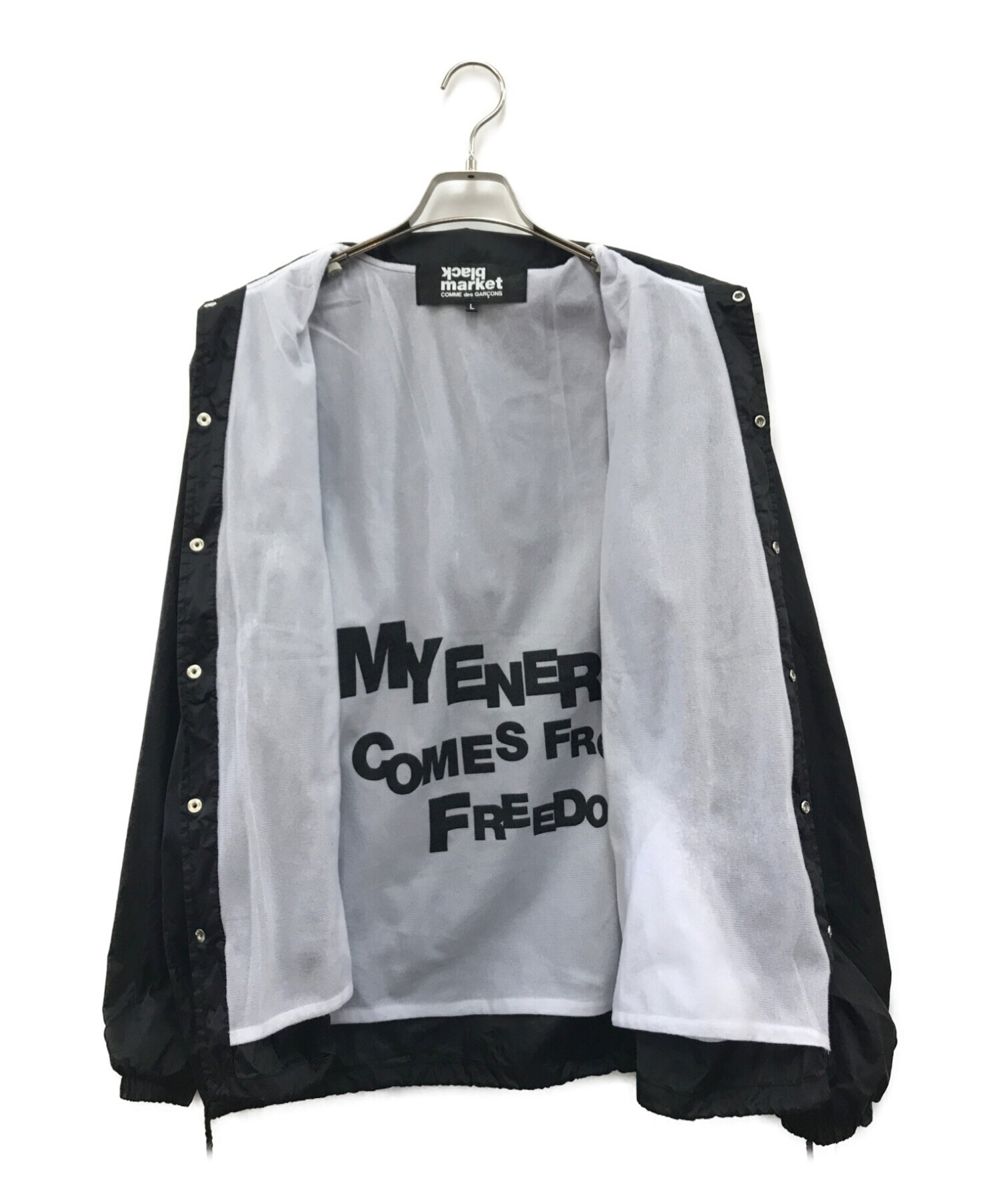 メンズ【限定】comme de garçon blackmarket ロゴトレ－ナー - スウェット