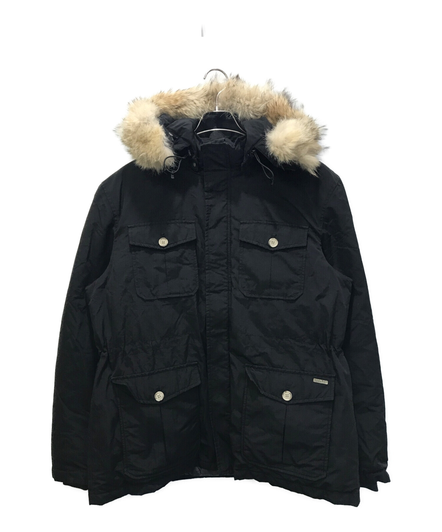 人気ブランド WOOLRICH ウールリッチ ネイビー系 フード付きブルゾン