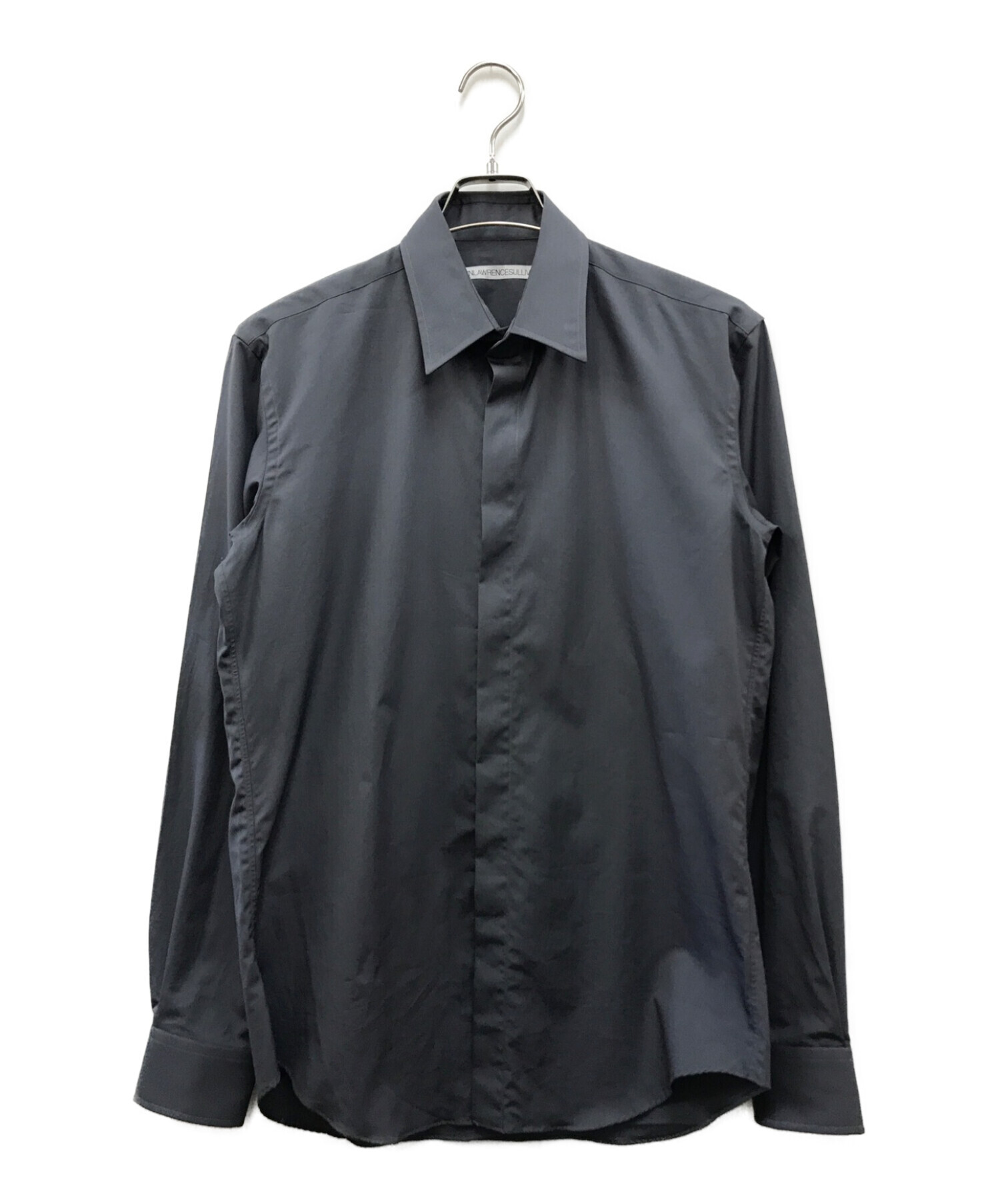 中古・古着通販】JOHN LAWRENCE SULLIVAN (ジョンローレンスサリバン) BROADCLOTH REGULAR COLLAR  SHIRT グレー サイズ:46｜ブランド・古着通販 トレファク公式【TREFAC FASHION】スマホサイト