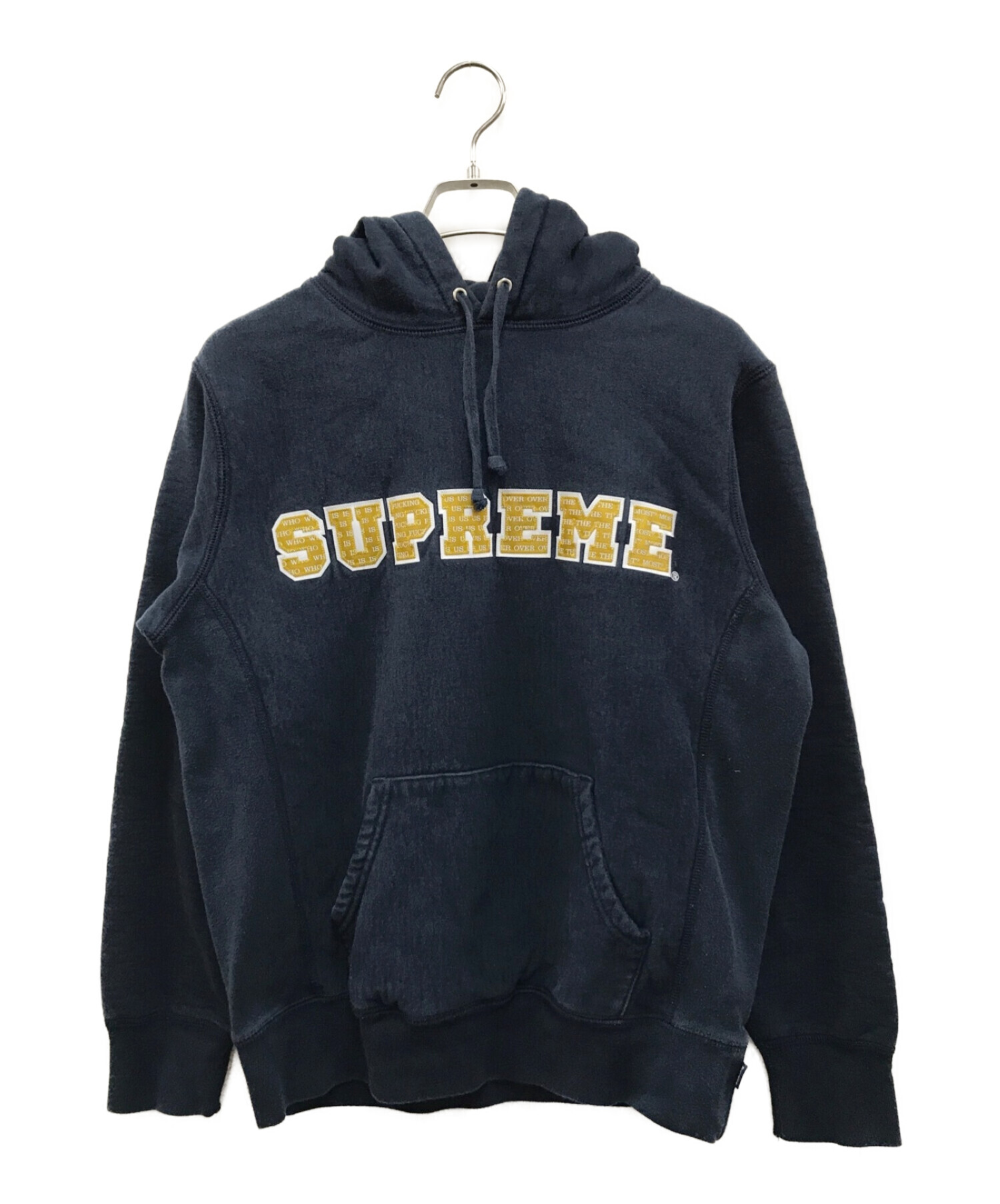 Supreme sweat hoodie サイズ S ネイビー