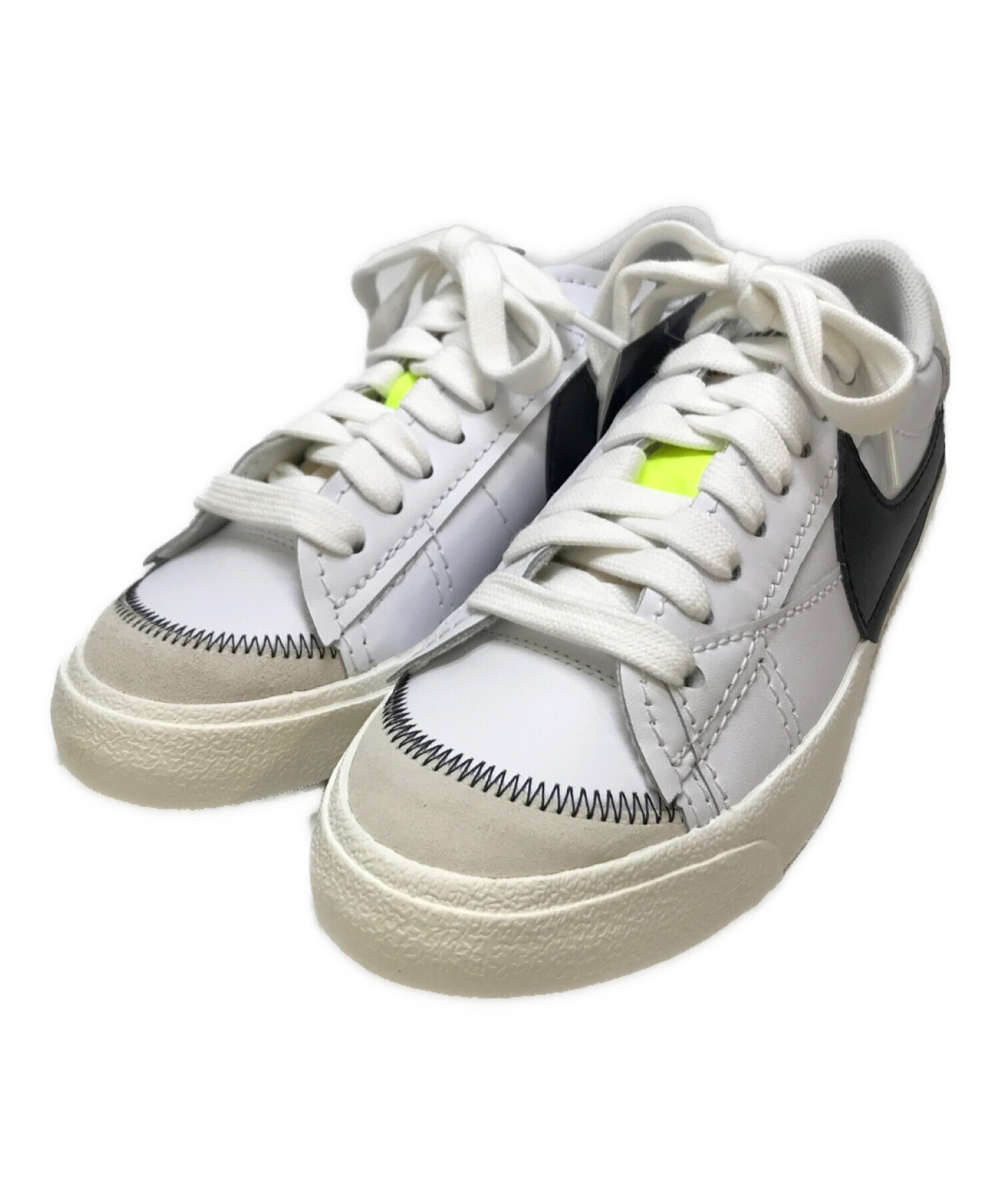 NIKE (ナイキ) BLAZER LOW '77 JUMBO ローカットスニーカー WHITE/BLACK-WHITE-SA サイズ:26.5  未使用品