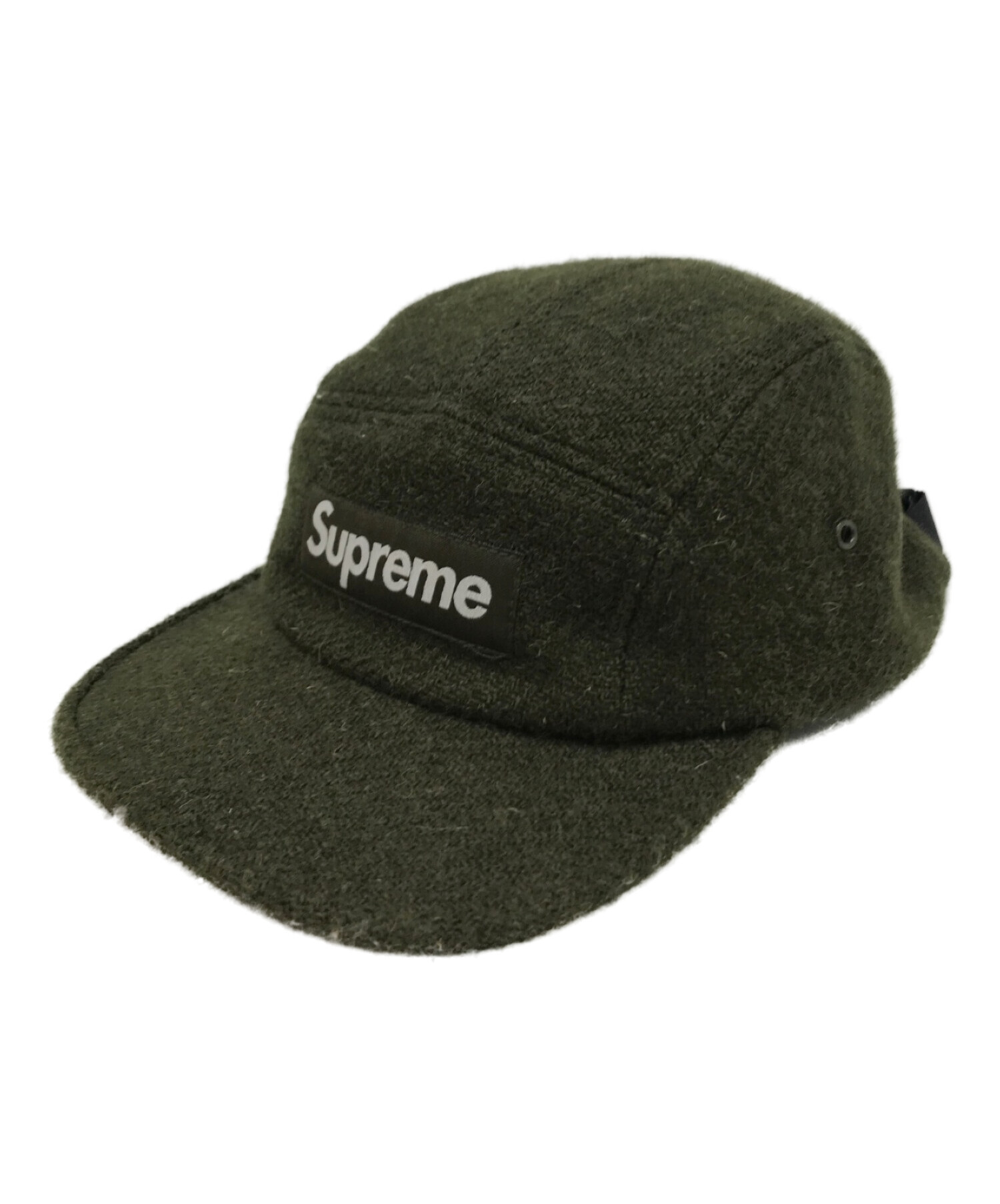 SUPREME (シュプリーム) Harris Tweed Camp Cap（ハリスツイードキャンプキャップ） ブラウン